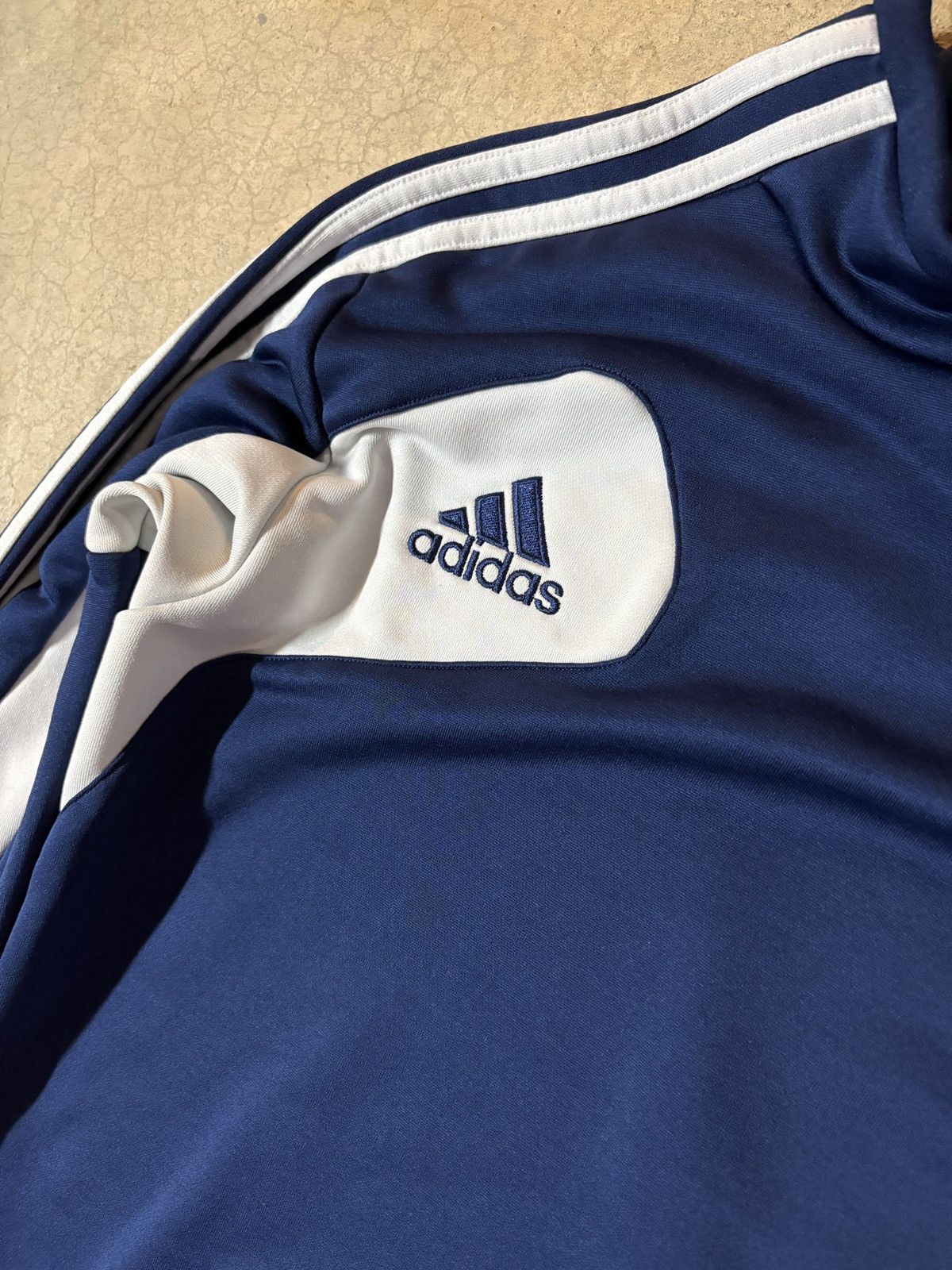 Adidas Vintage Adidas Y2K Condivo 12 Long Sleeve Shirt Navy Size XS Size US XS / EU 42 / 0 - 2 Thumbnail