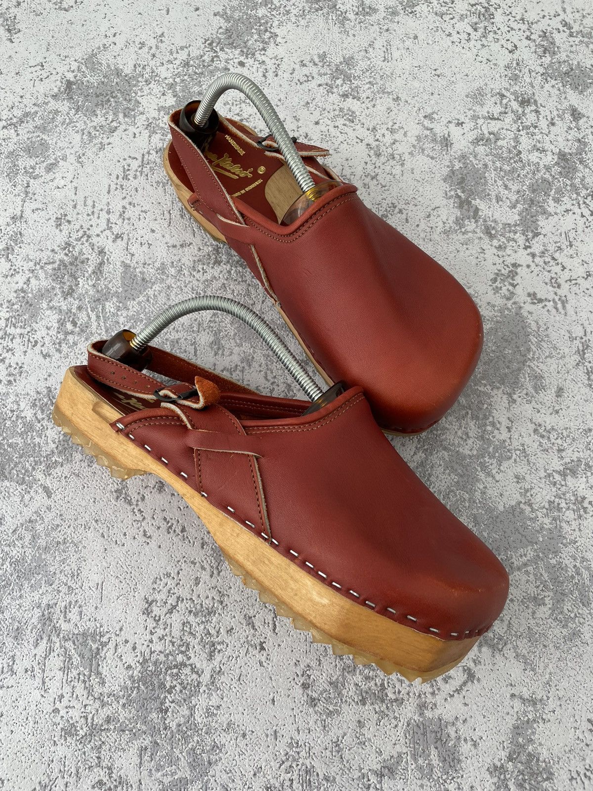 Archival Clothing Avant Garde Genuine Leather Rare Anne Kalso Handmade Earth Leather Shoes Grailed