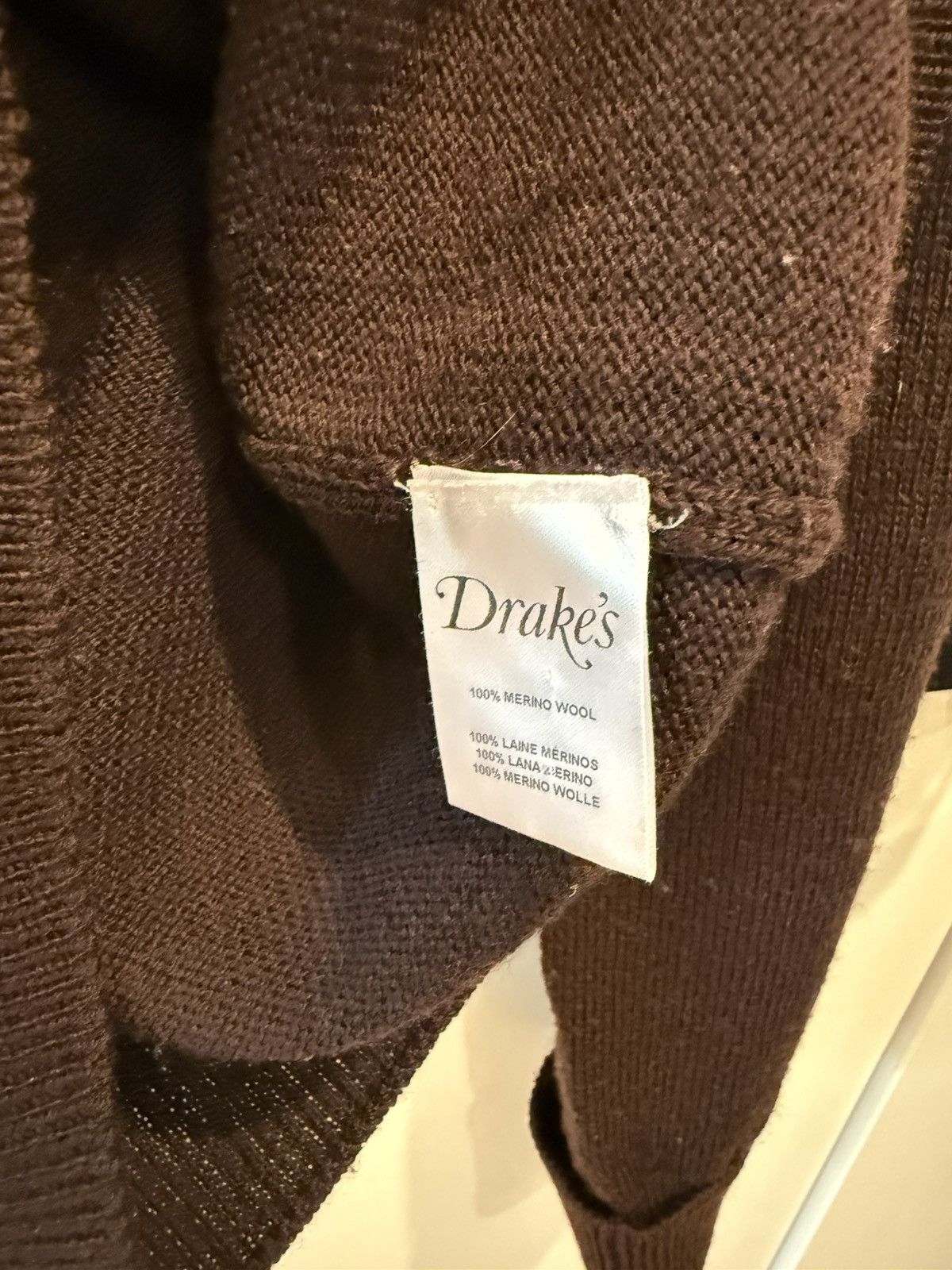 Drake's Drakes Merino Crewneck Sweater Size US L / EU 52-54 / 3 - 4 Thumbnail