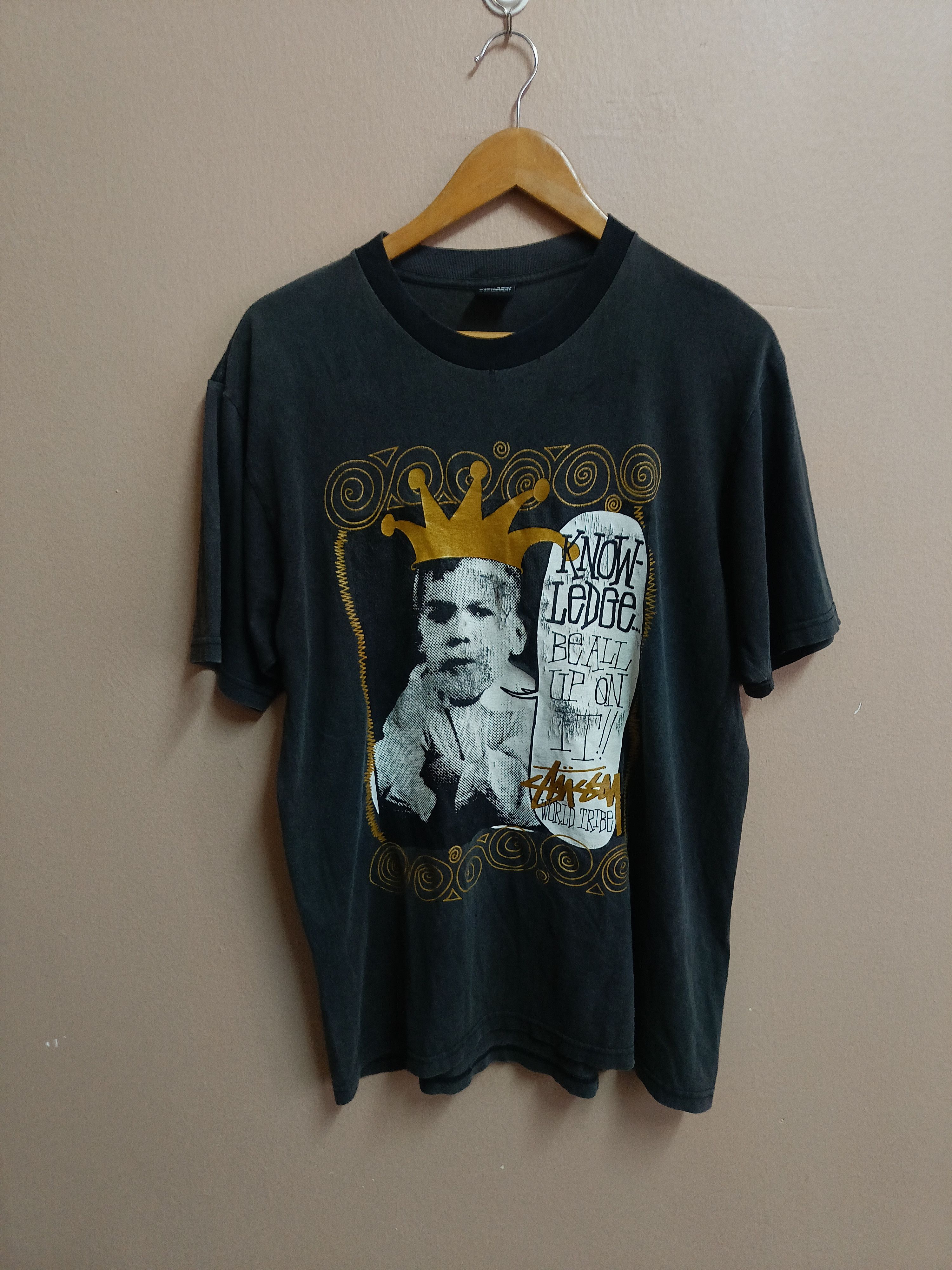 Stussy Vintage Stussy Knowledge World Tribe Size US L / EU 52-54 / 3 - 1 Thumbnail