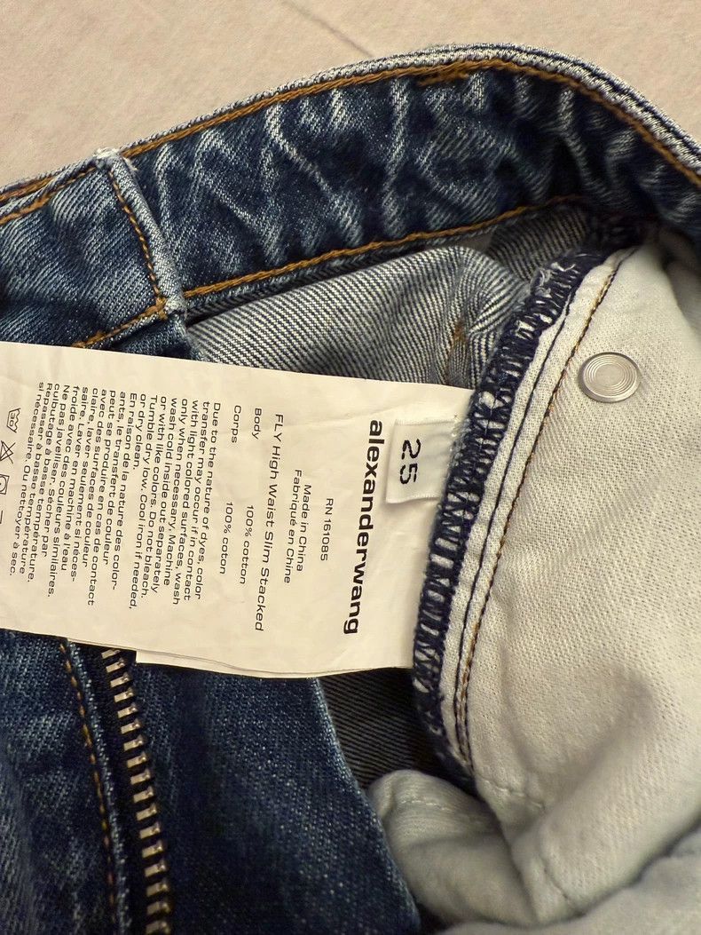 Alexander Wang Alexander Wang Straight Leg Jeans 25- Size 25" / US 0 / IT 36 - 3 Thumbnail
