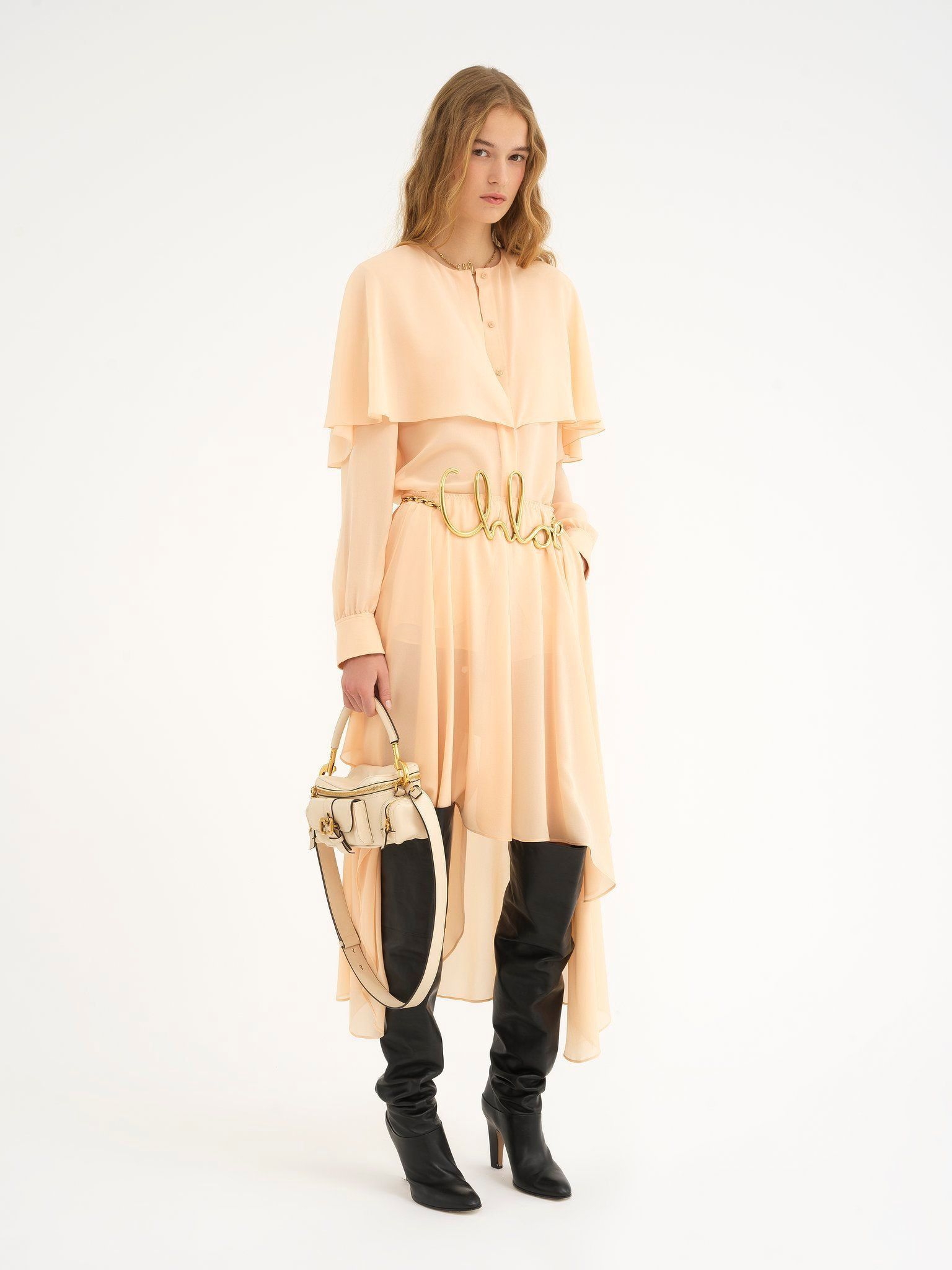 Chloe o1loc1c11025 Size: OS / Small Double Camera Bag Sweet Beige Size ONE SIZE - 3 Thumbnail