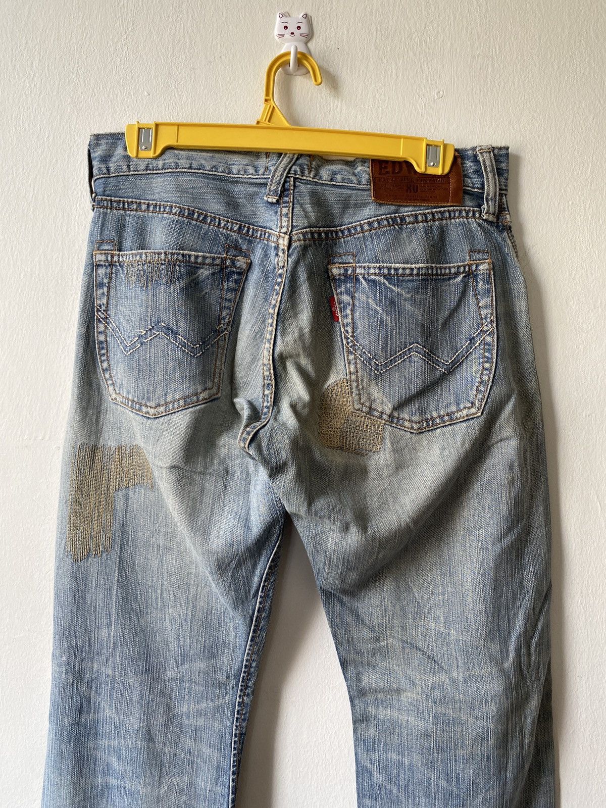 Edwin × Japanese Brand Japanese Brand Edwin Distressed Patchwork Design Denim Size US 30 / EU 46 - 11 Thumbnail