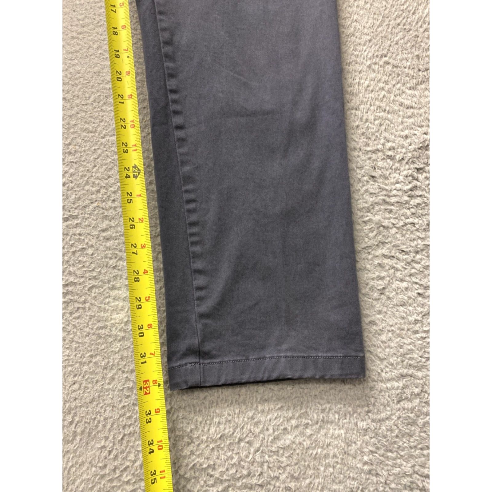 Banana Republic Banana Republic Chino Pants Mens 40x32 Slim Dark Gray Casual 5-Pocket Modern Size US 40 / EU 56 - 4 Thumbnail