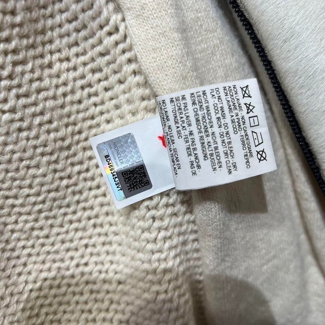 Moncler Moncler - Turtle Neck Knit Fur Jacket Light Cow Leather Size US M / EU 48-50 / 2 - 7 Thumbnail