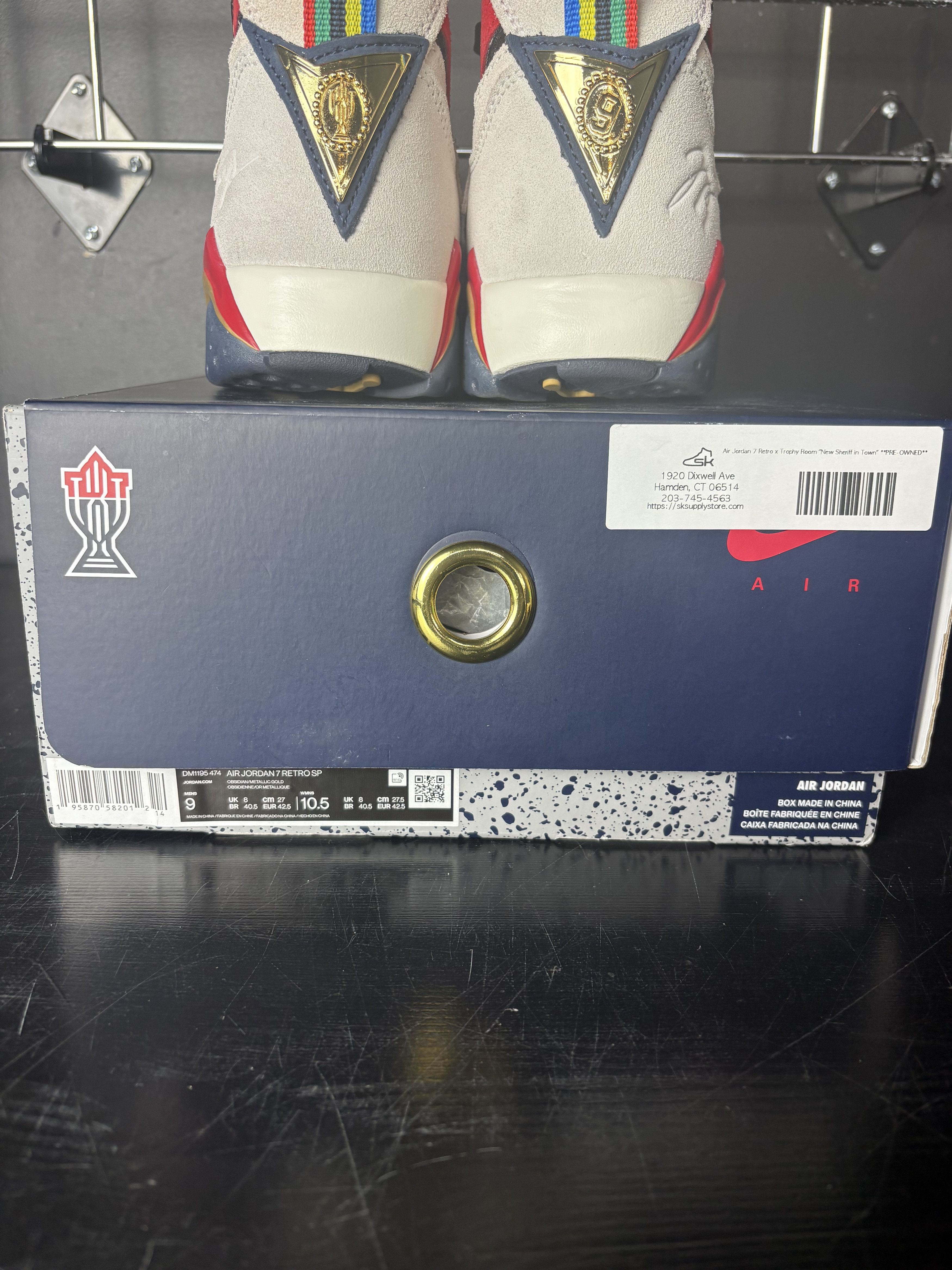 Jordan Brand Air Jordan 7 x Trophy Room "New Sheriff in Town" *PRE-OWNED* Size US 9 / EU 42 - 5 Thumbnail
