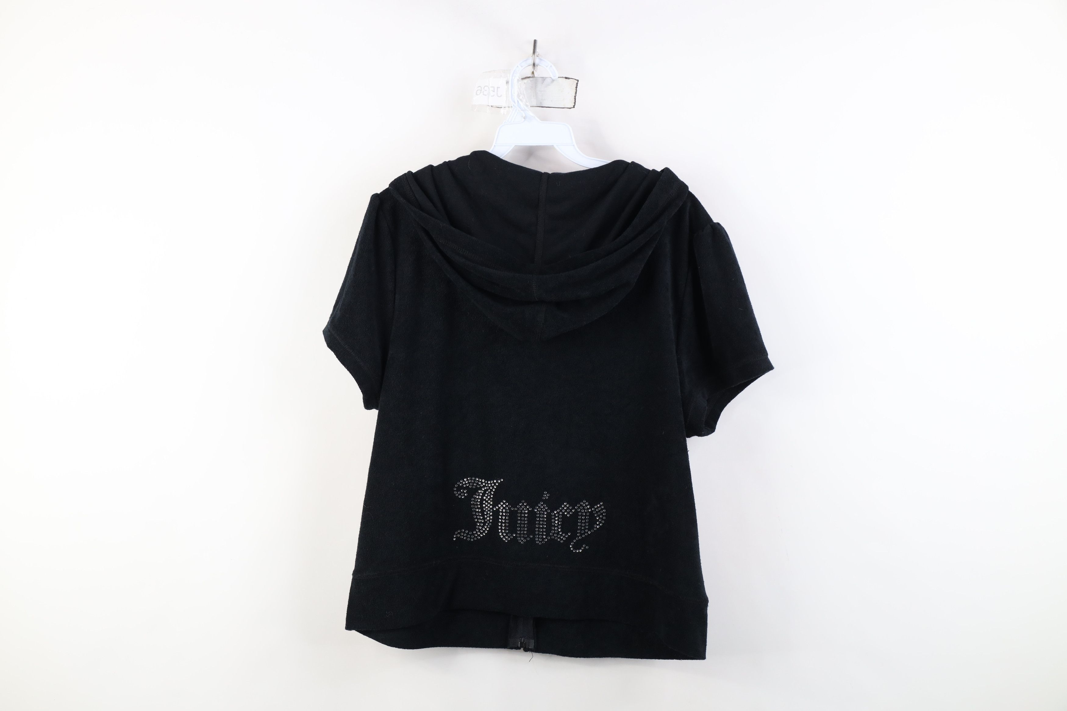 Juicy Couture Vintage 90s Y2K Juicy Couture Terry Cloth Sequin Hoodie Size XL / US 12-14 / IT 48-50 - 12 Thumbnail