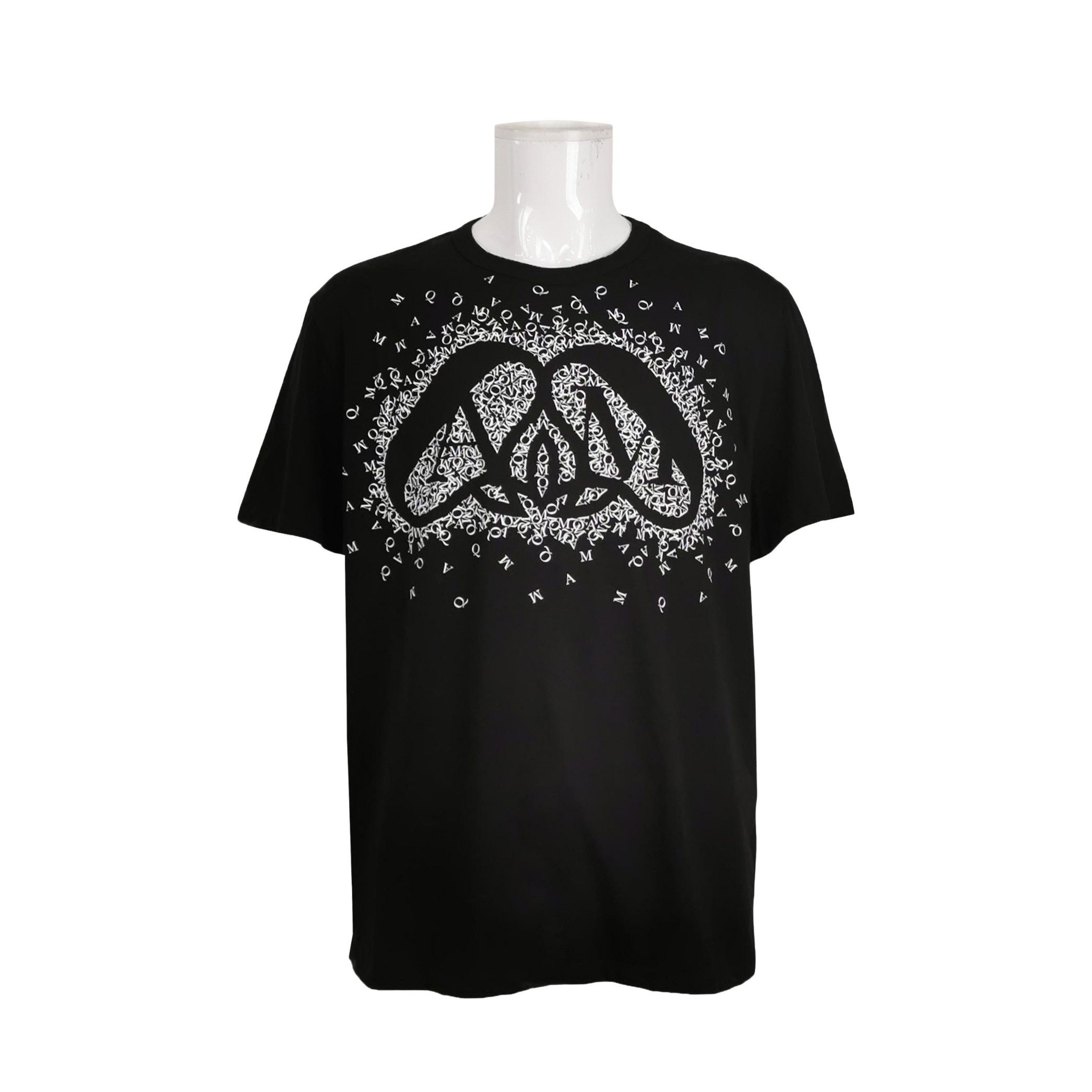 Alexander McQueen Alexander McQueen Graffiti Logo Print T-Shirt XL Size US XL / EU 56 / 4 - 1 Thumbnail