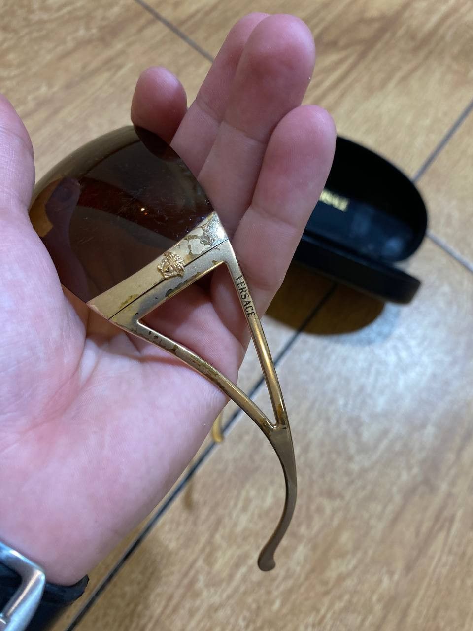 Versace Y2K VINTAGE Sunglasses LUXURY VERSACE Size ONE SIZE - 11 Thumbnail