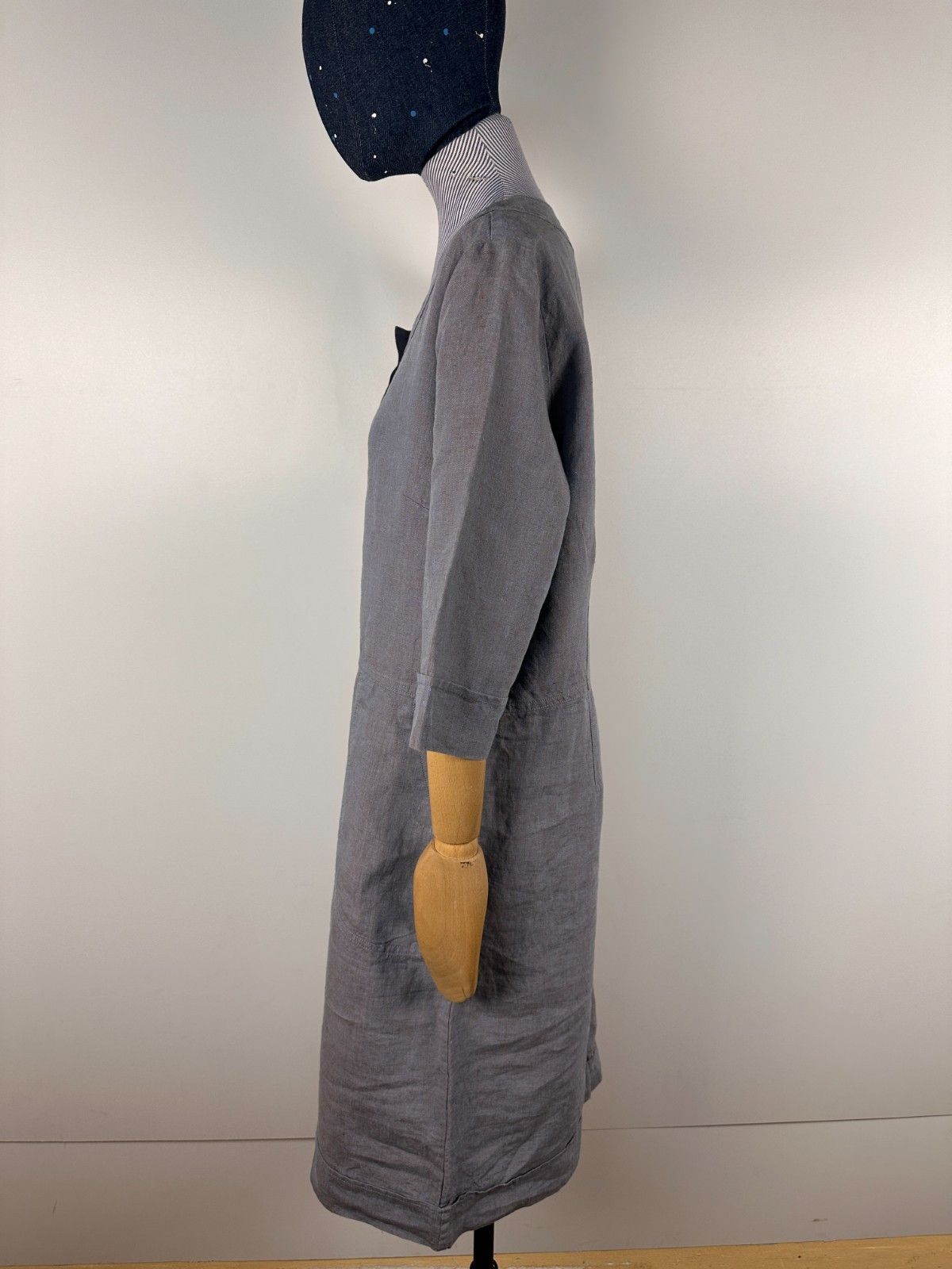 Other Poetry Gray Linen Blend Tunic Dress Size US8 UK12 EU38 Size M / US 6-8 / IT 42-44 - 4 Thumbnail
