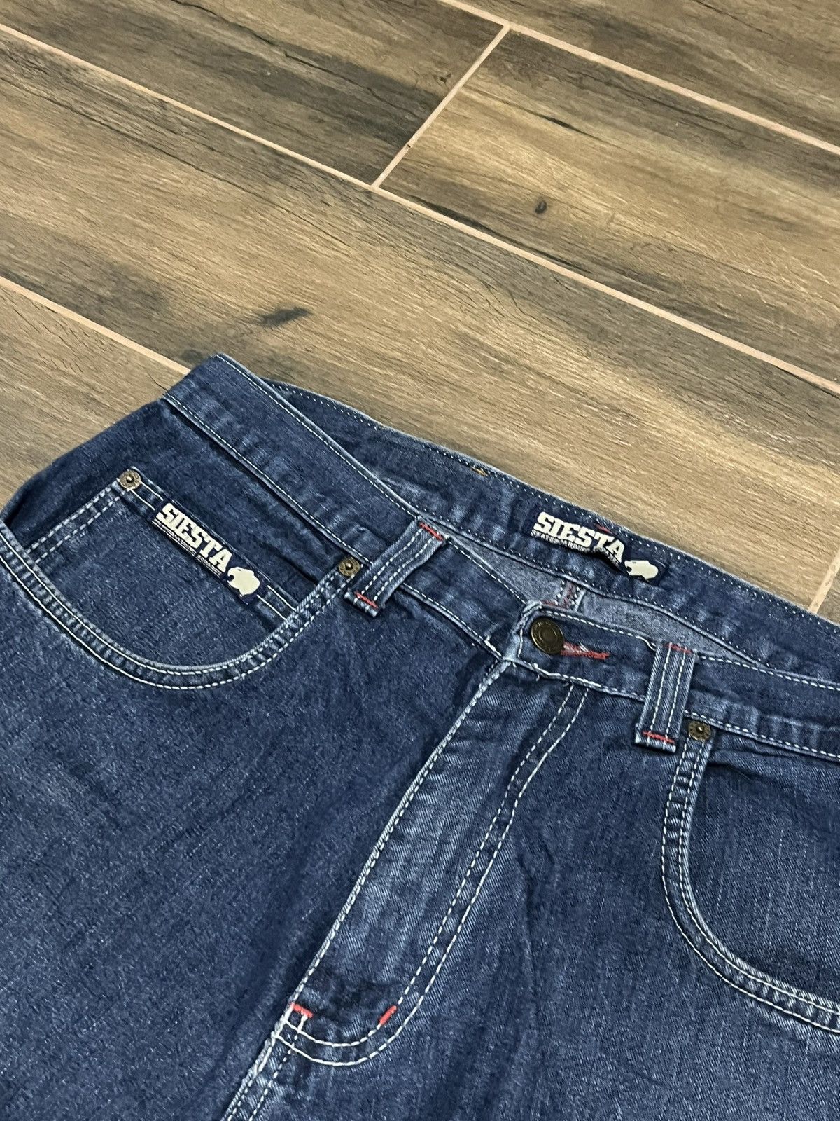 JNCO × Vintage × Wrangler Crazy Vintage Y2K Baggy Carpenter Jorts JNCO Skater Shorts Size US 34 / EU 50 - 3 Thumbnail