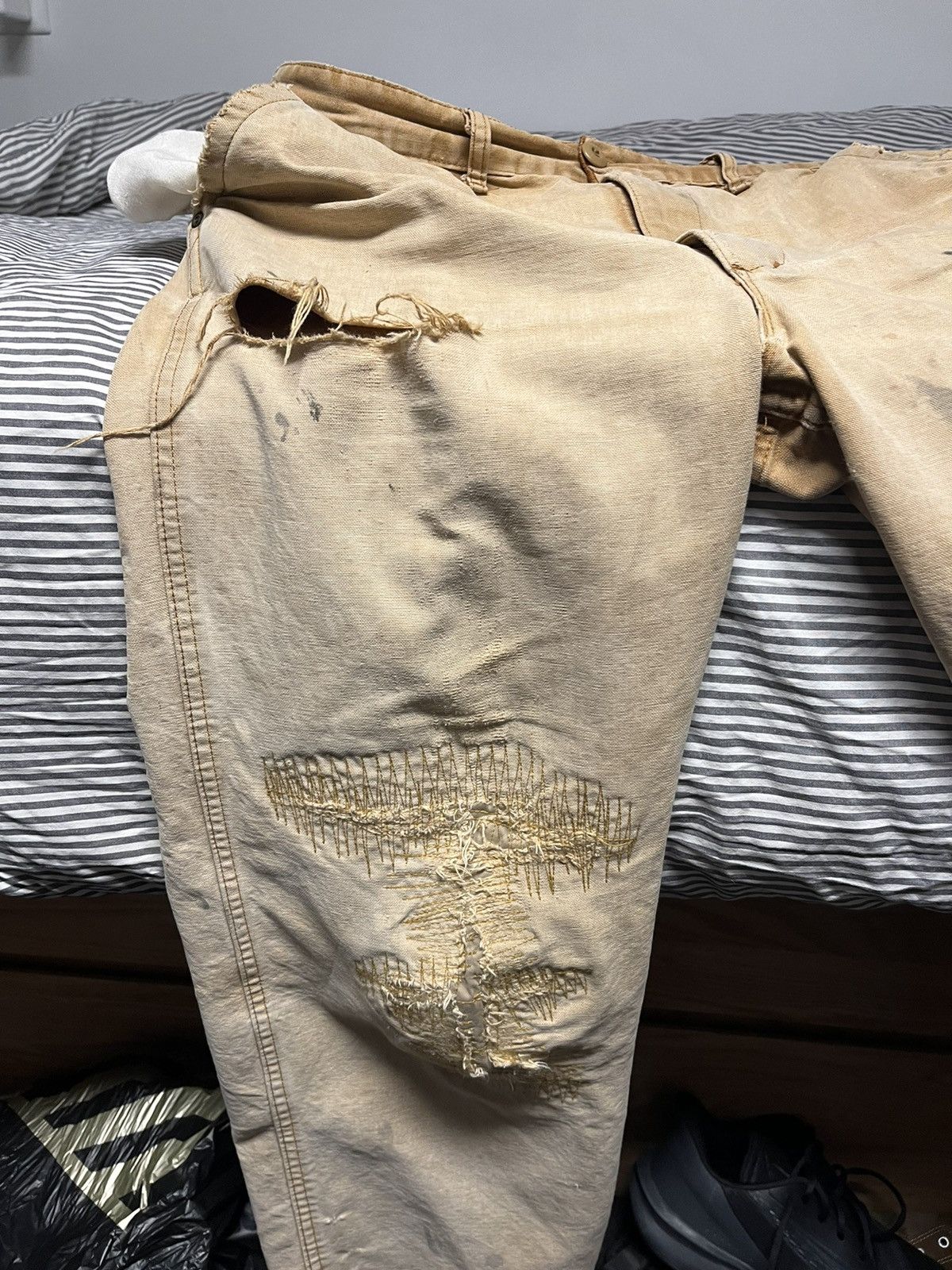 FrenchTrotters × Vintage Vintage French Work Wear pants Size US 33 - 5 Thumbnail