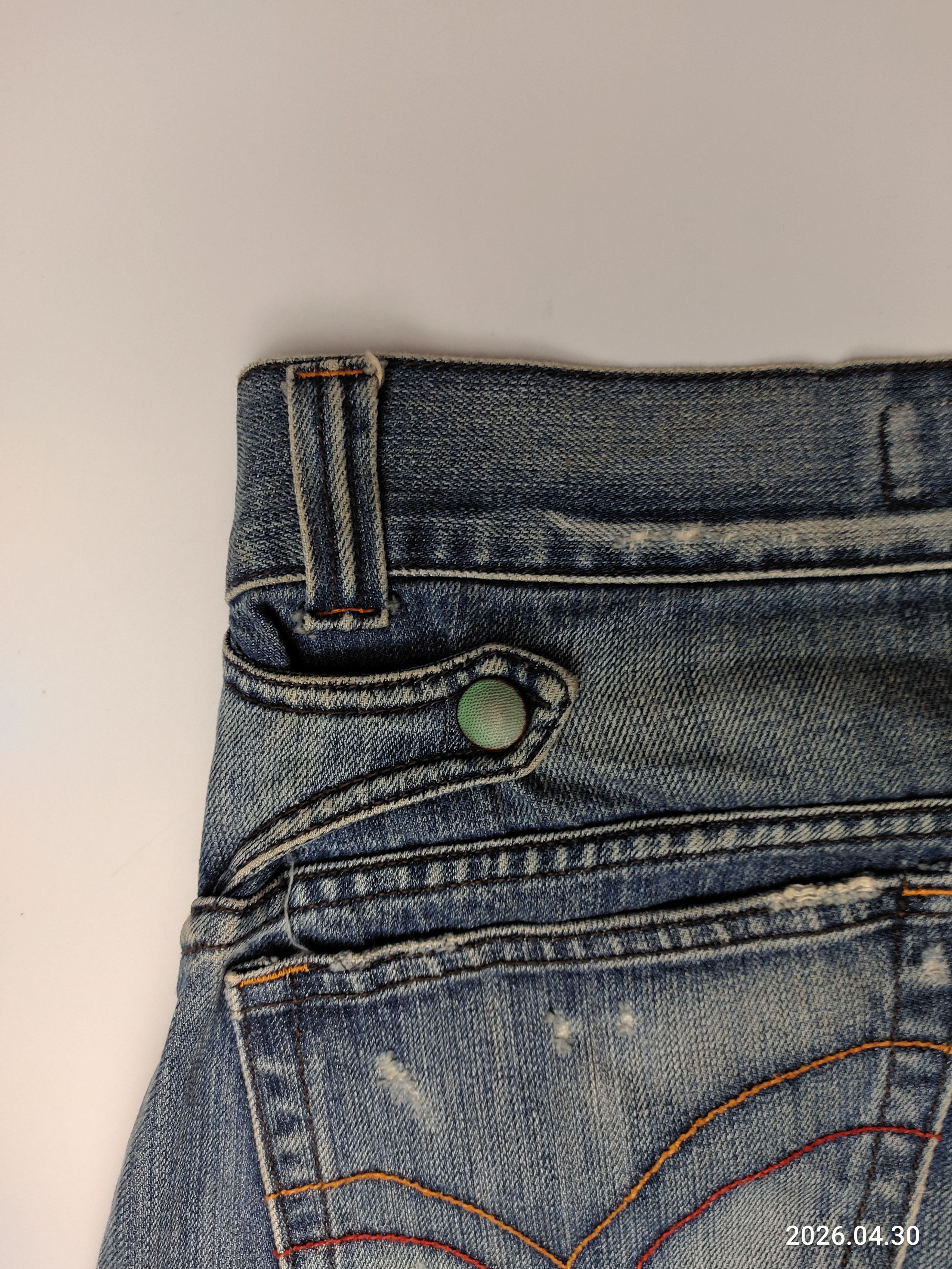 Japanese Brand vtg cotton farm denim Size US 30 / EU 46 - 13 Thumbnail