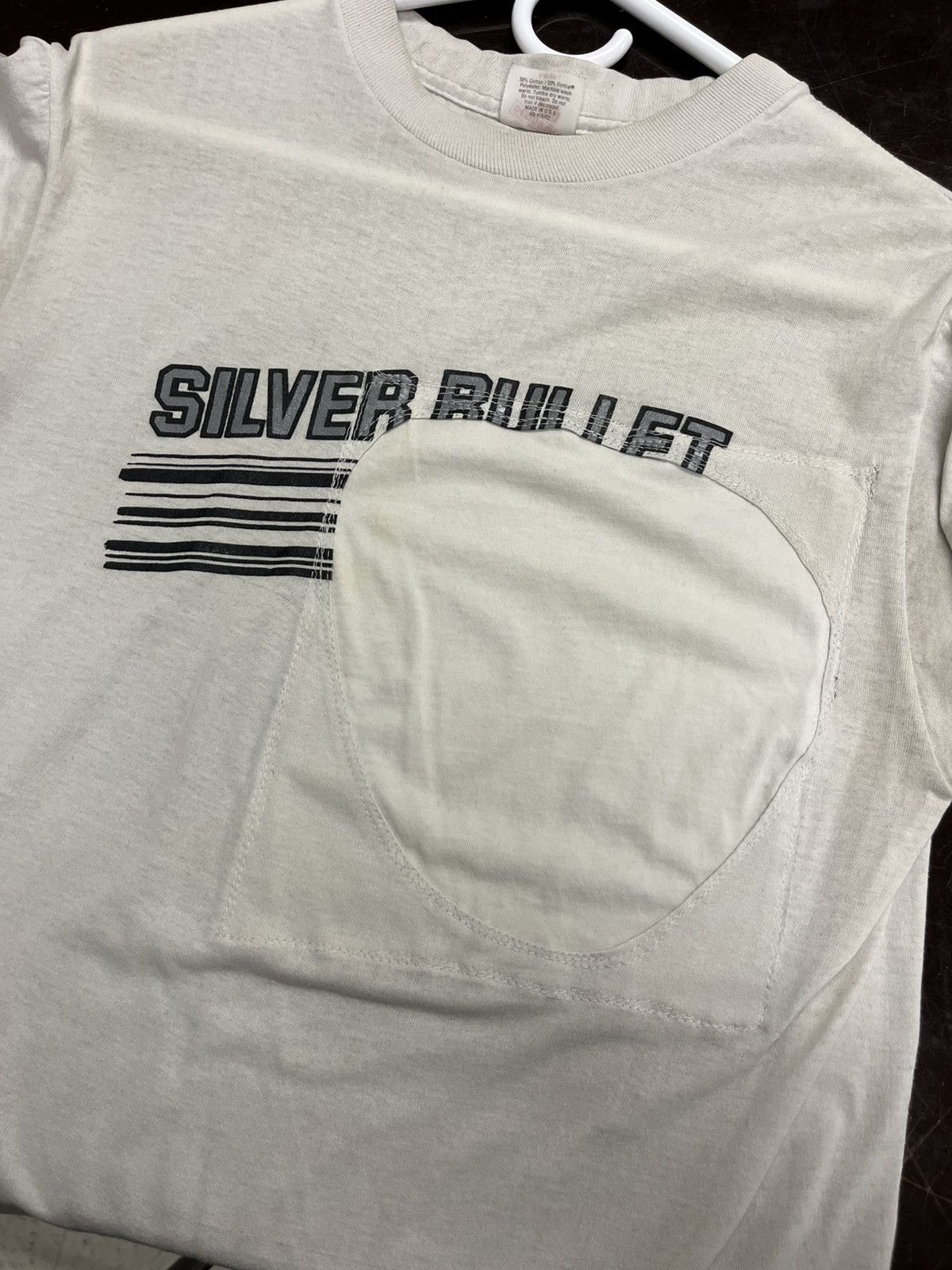 Vintage Vintage 1985 *Repaired* Silver Bullet Promotional T-Shirt Size US M / EU 48-50 / 2 - 3 Thumbnail