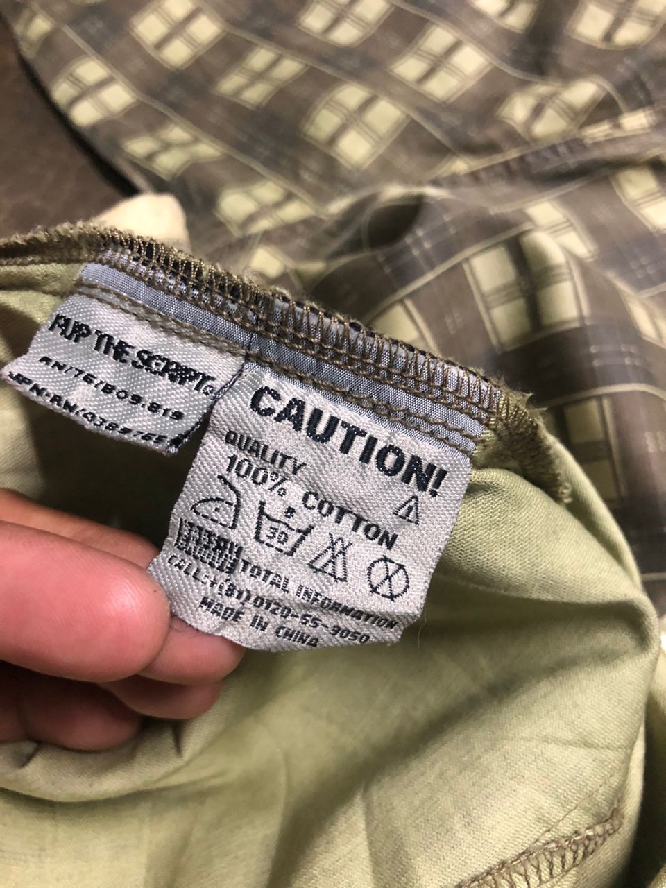 If Six Was Nine × Japanese Brand 2004 Flip The Script Checked Work Gear Shirt Jacket Size US L / EU 52-54 / 3 - 20 Thumbnail