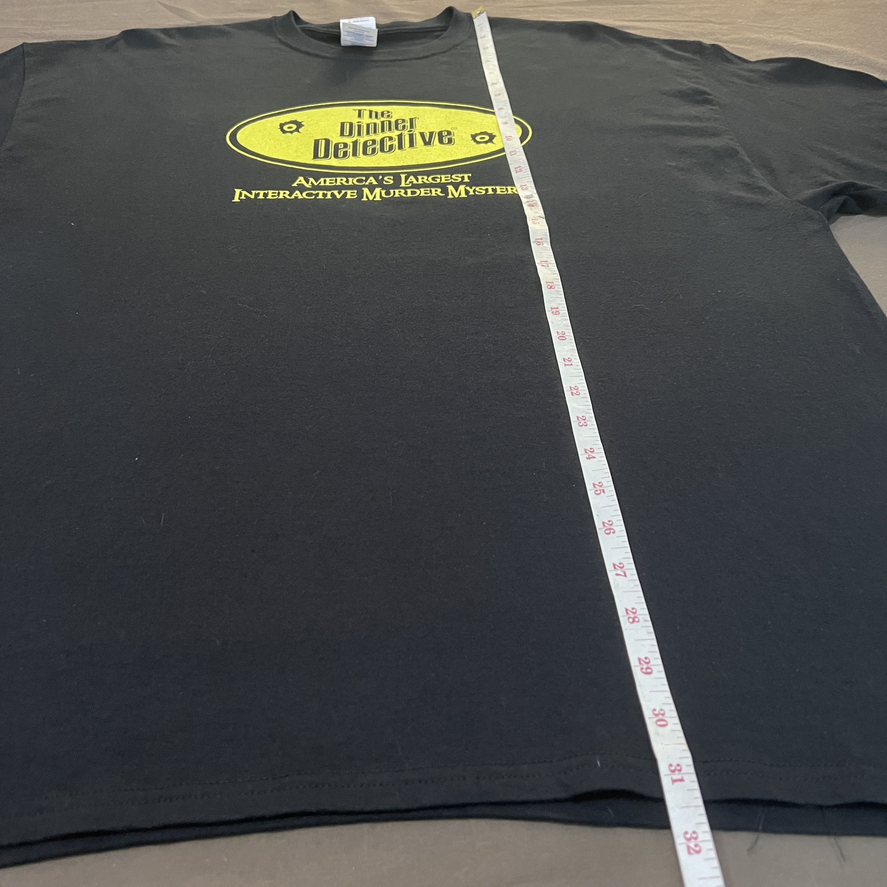Vintage Vintage Y2K The Dinner Detective Promo Tee 2XL Colt pistol Size US XXL / EU 58 / 5 - 7 Thumbnail