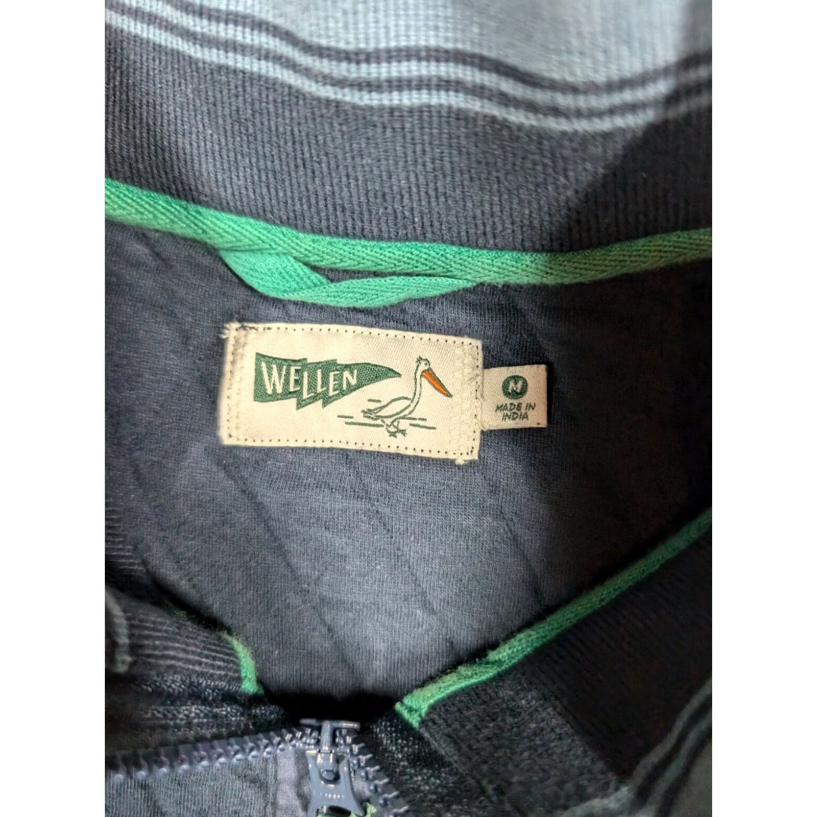 Vintage Wellen Huckberry Quarter Zip Quilted Jacket Mens Sz Medium Blue Outdoors Size US M / EU 48-50 / 2 - 5 Thumbnail