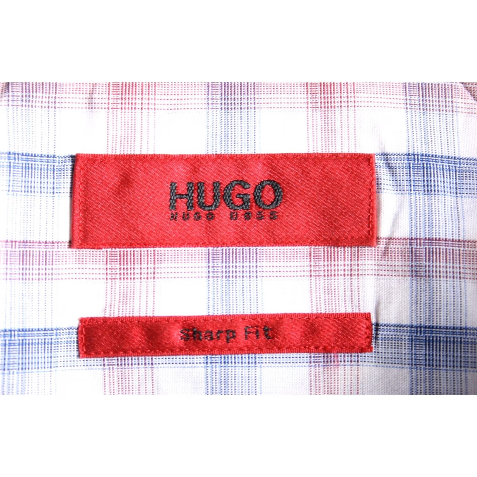Hugo Boss HUGO BOSS Shirt Plaid Long Sleeve Button Front 16.5 34/35 Blue Red Dress Shirt Mens Regular Size 16.5L Size US XL / EU 56 / 4 - 6 Thumbnail