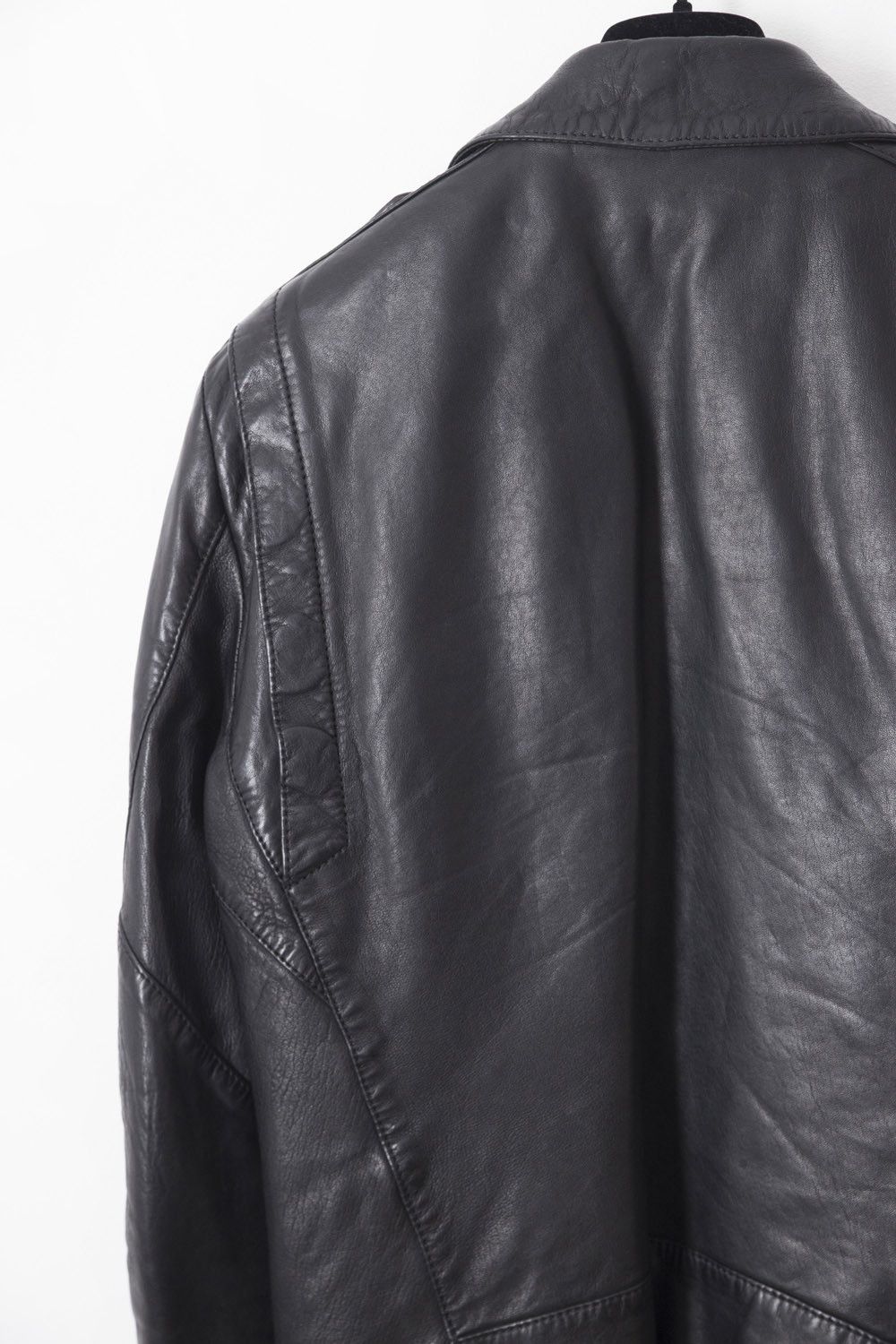 Balmain AW13 black leather biker jacket Size US M / EU 48-50 / 2 - 7 Thumbnail