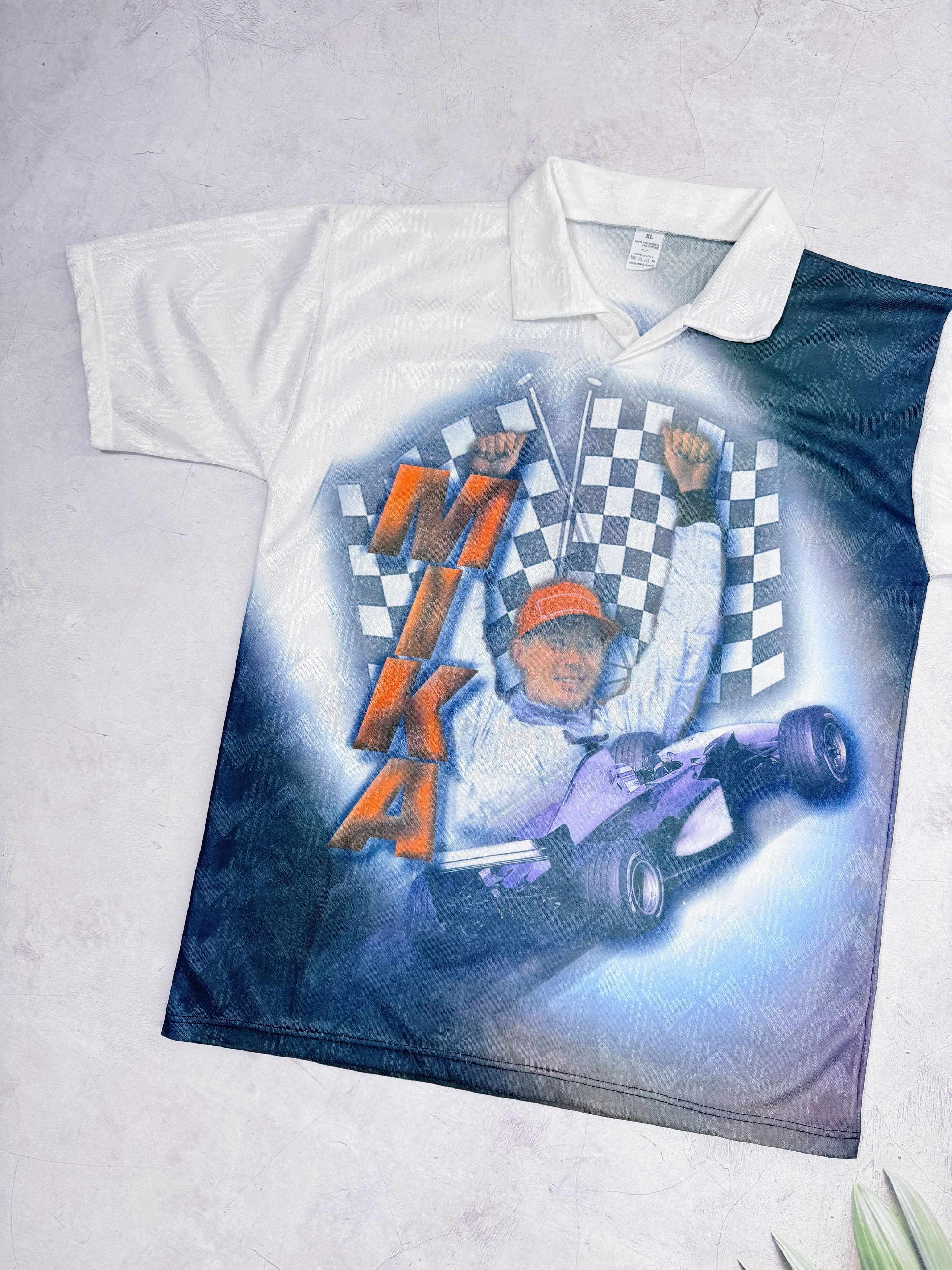 Formula 1 × Vintage Vintage Mika Kakkinen T-Shirt Formula1 Racing Size US M / EU 48-50 / 2 - 3 Thumbnail
