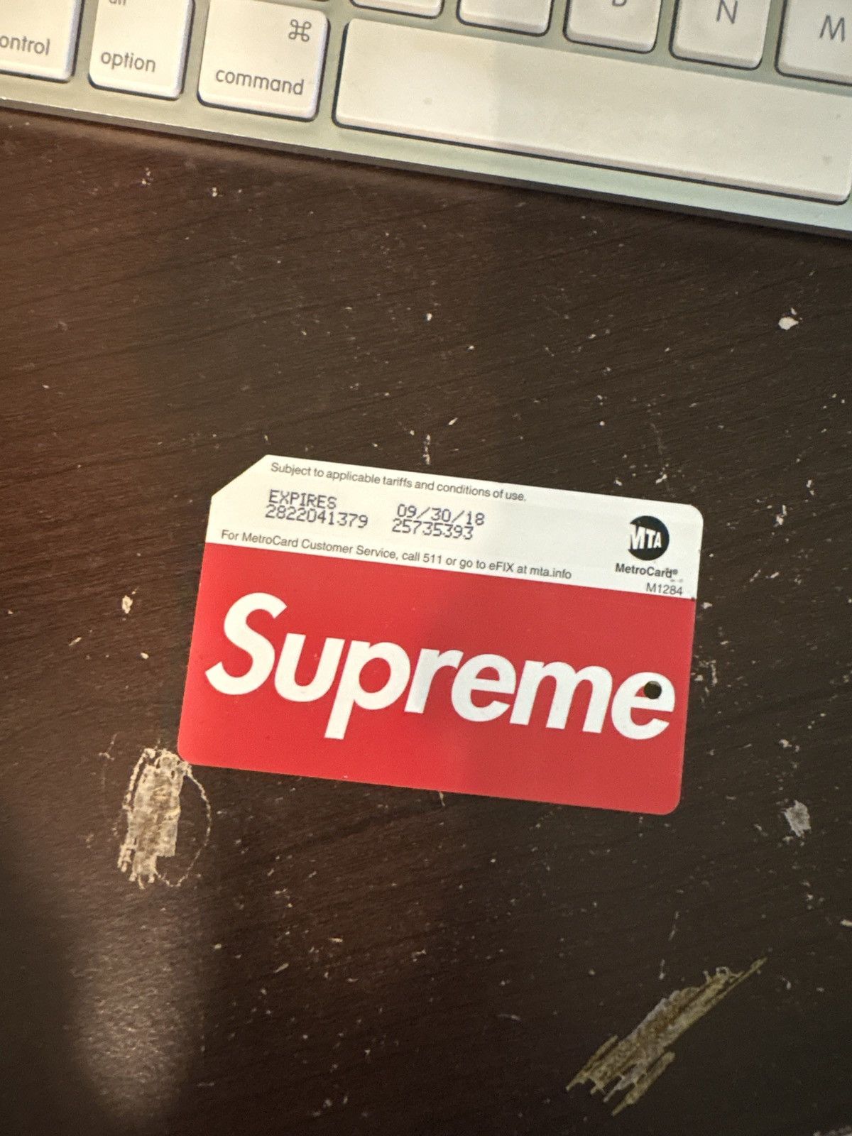 Supreme Supreme Metro Card Unsealed Size ONE SIZE - 2 Thumbnail