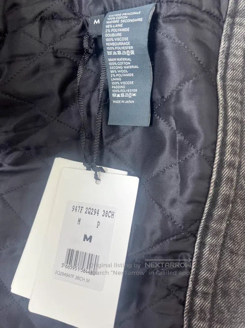 Celine CELINE Zebra print patchwork smoke grey denim cotton coat Size US M / EU 48-50 / 2 - 7 Thumbnail