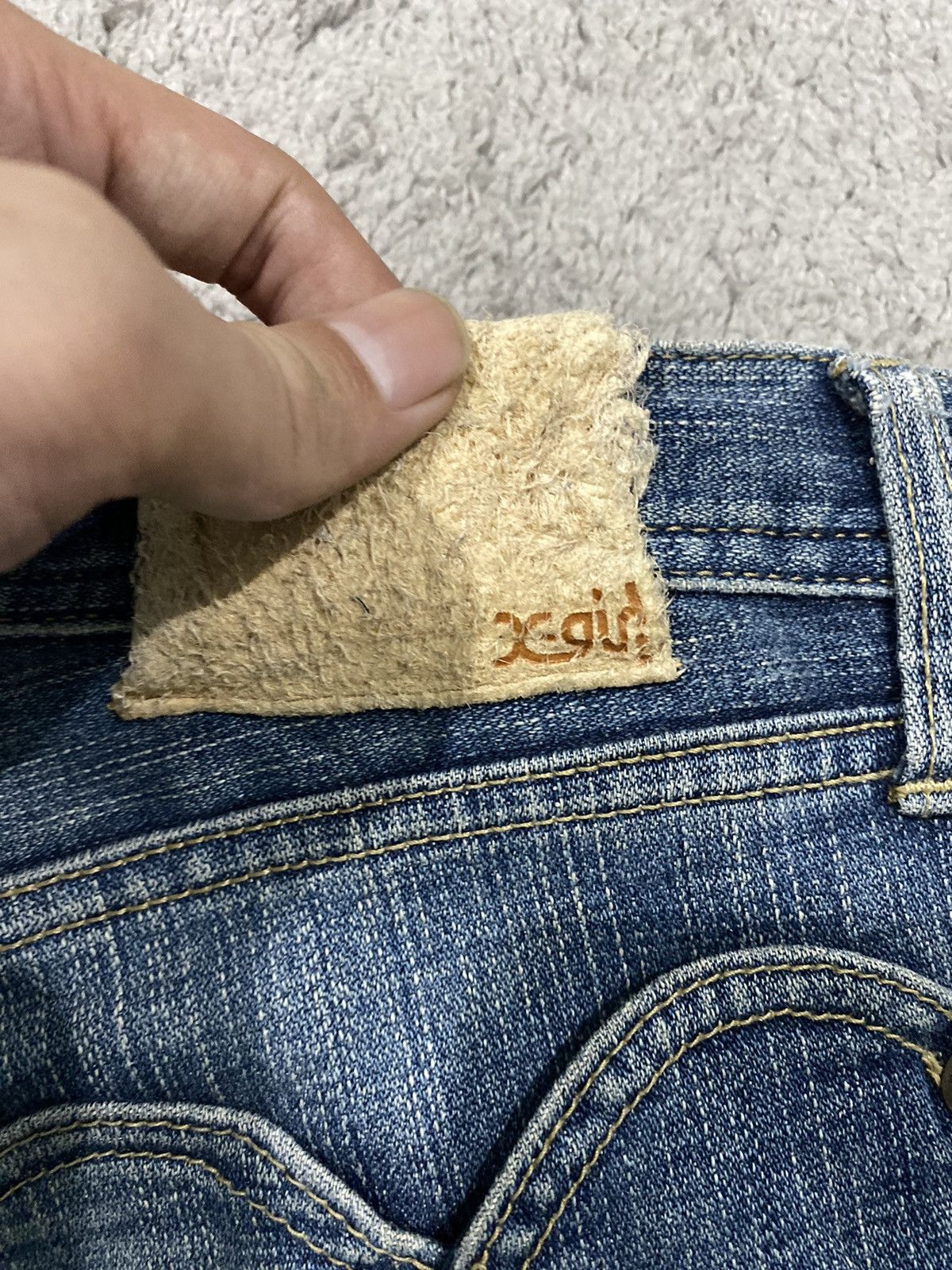 Japanese Brand X-Girl Jeans Denim Size US 30 / EU 46 - 6 Thumbnail
