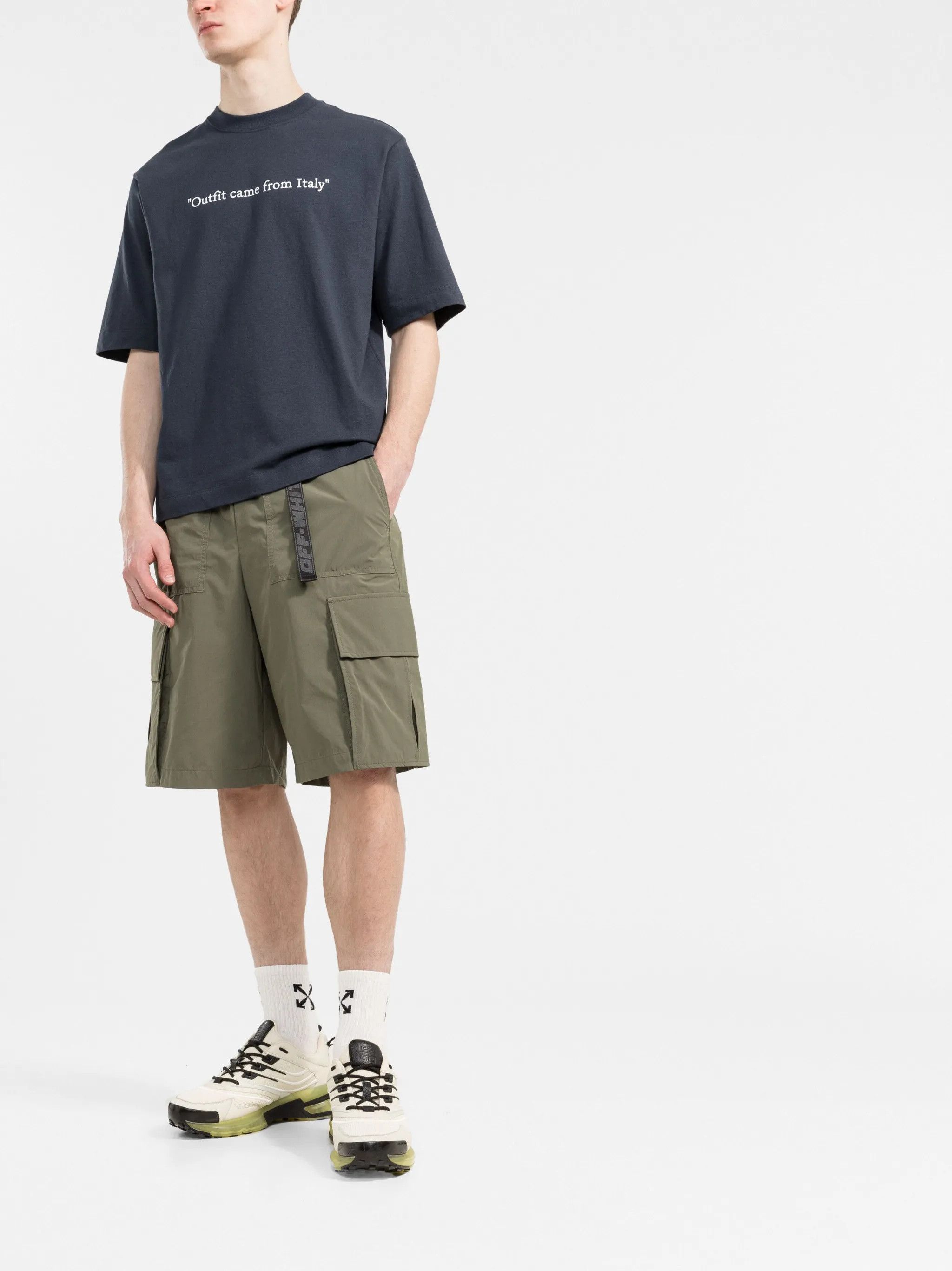 Off-White o1y0325 Short in Military Green Size US 28 / EU 44 - 5 Thumbnail