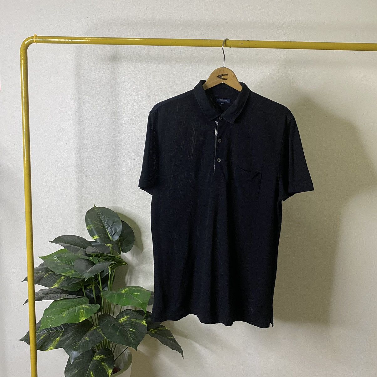Burberry Burberry London Black Polo T Shirt Size US M / EU 48-50 / 2 - 1 Thumbnail