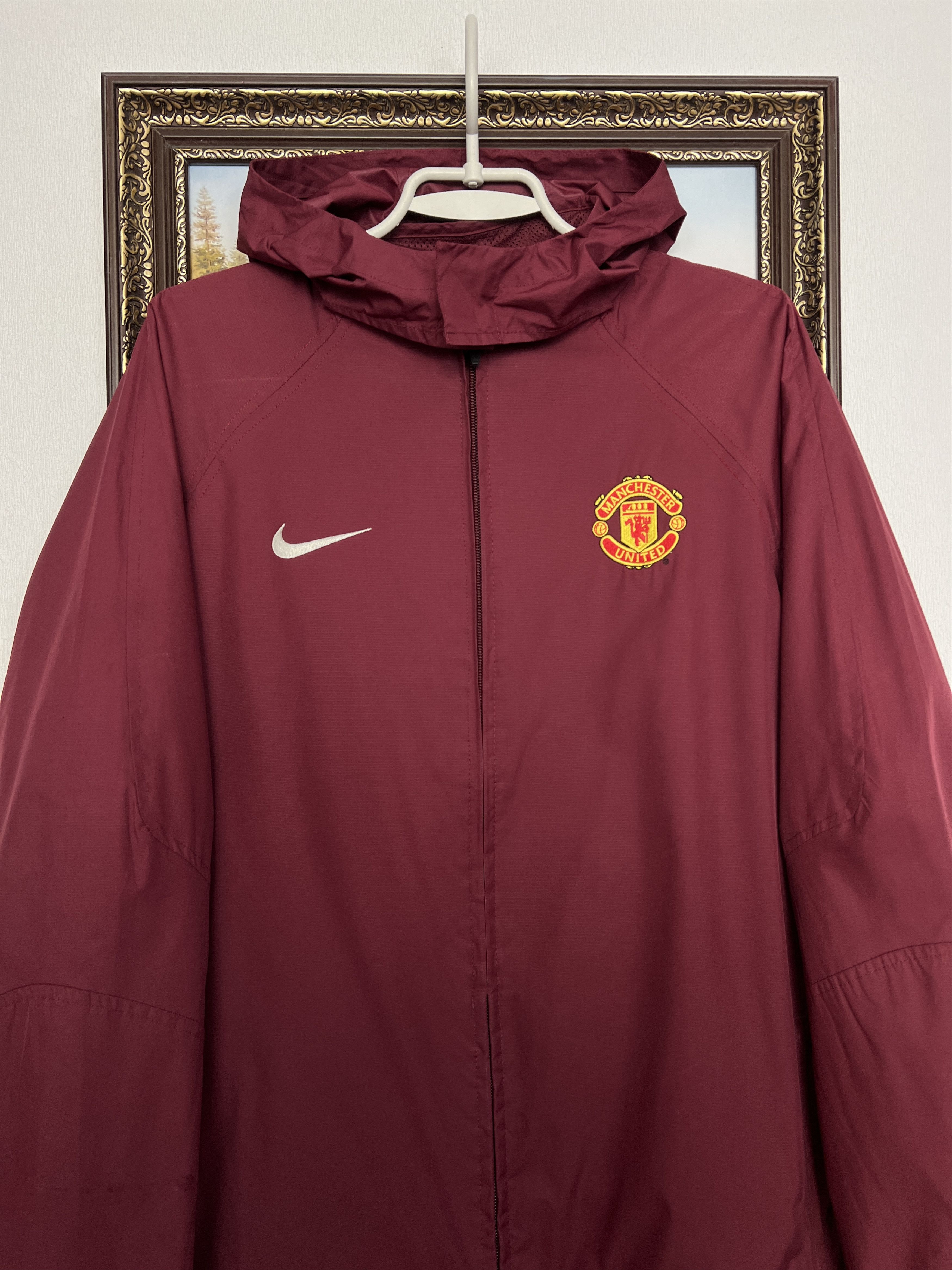 Nike Manchester United Hooded Jacket Windbreaker Track Top Size US M / EU 48-50 / 2 - 2 Thumbnail