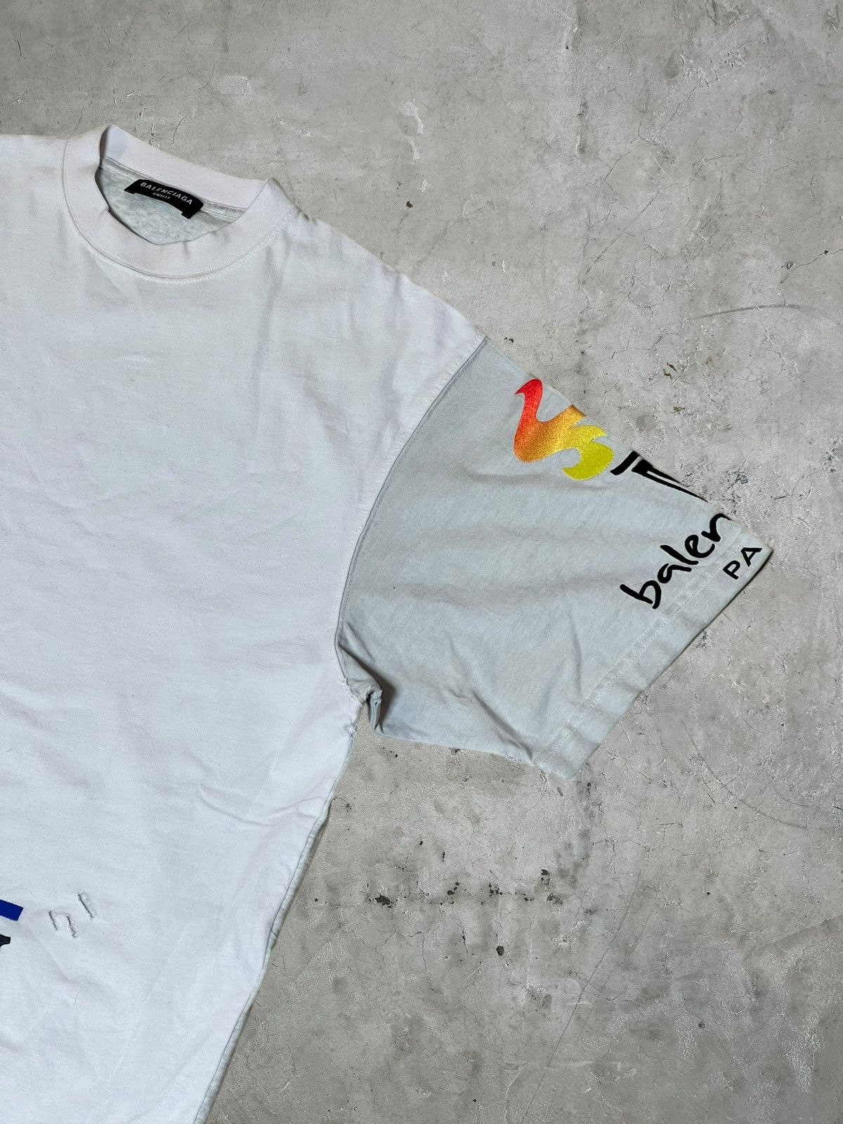 Balenciaga Balenciaga Paris Reconstructed Tee Size US M / EU 48-50 / 2 - 5 Thumbnail