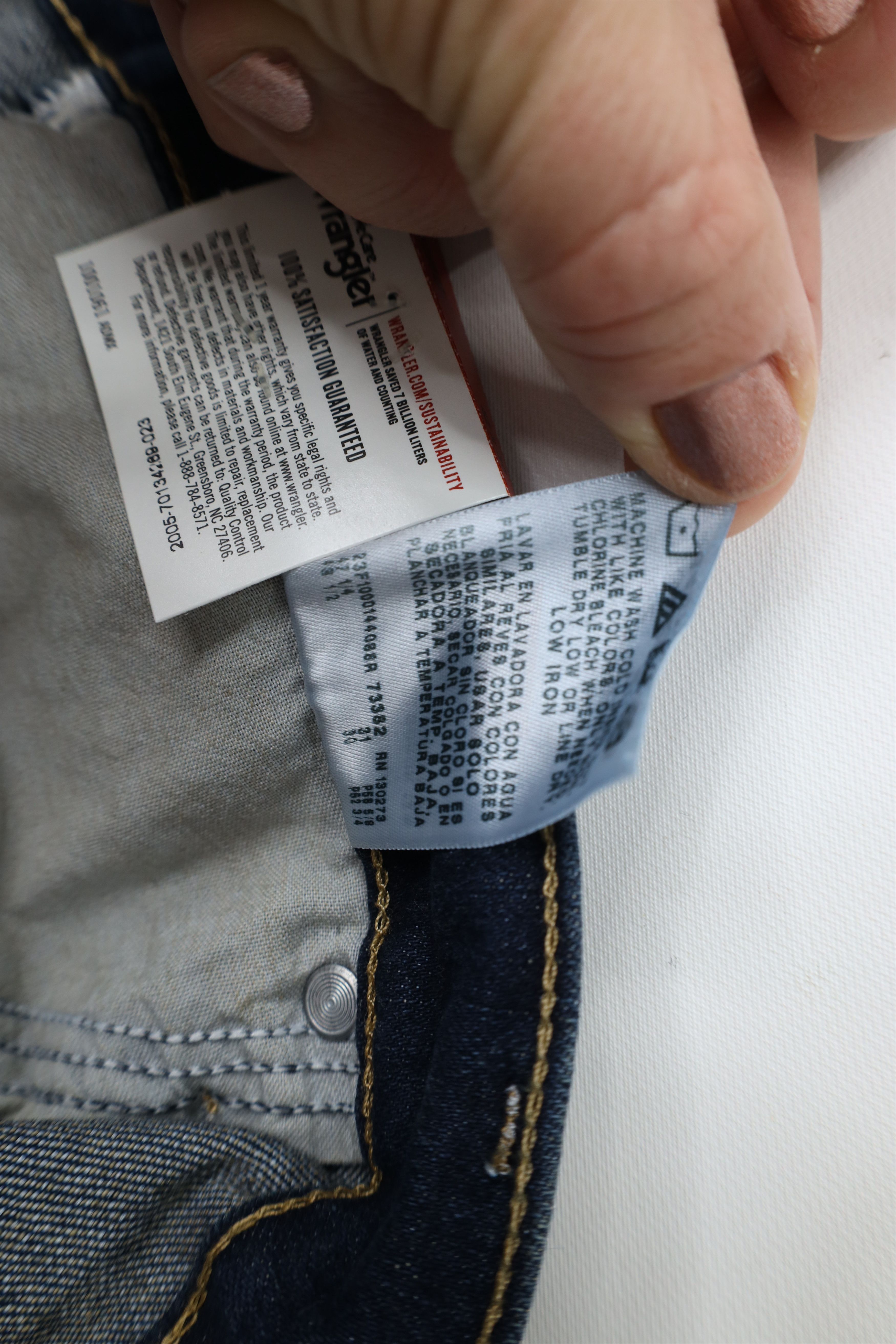 Wrangler Deadstock Vintage Y2K Wrangler Relaxed Fit Denim Jeans Blue Size US 42 / EU 58 - 10 Thumbnail