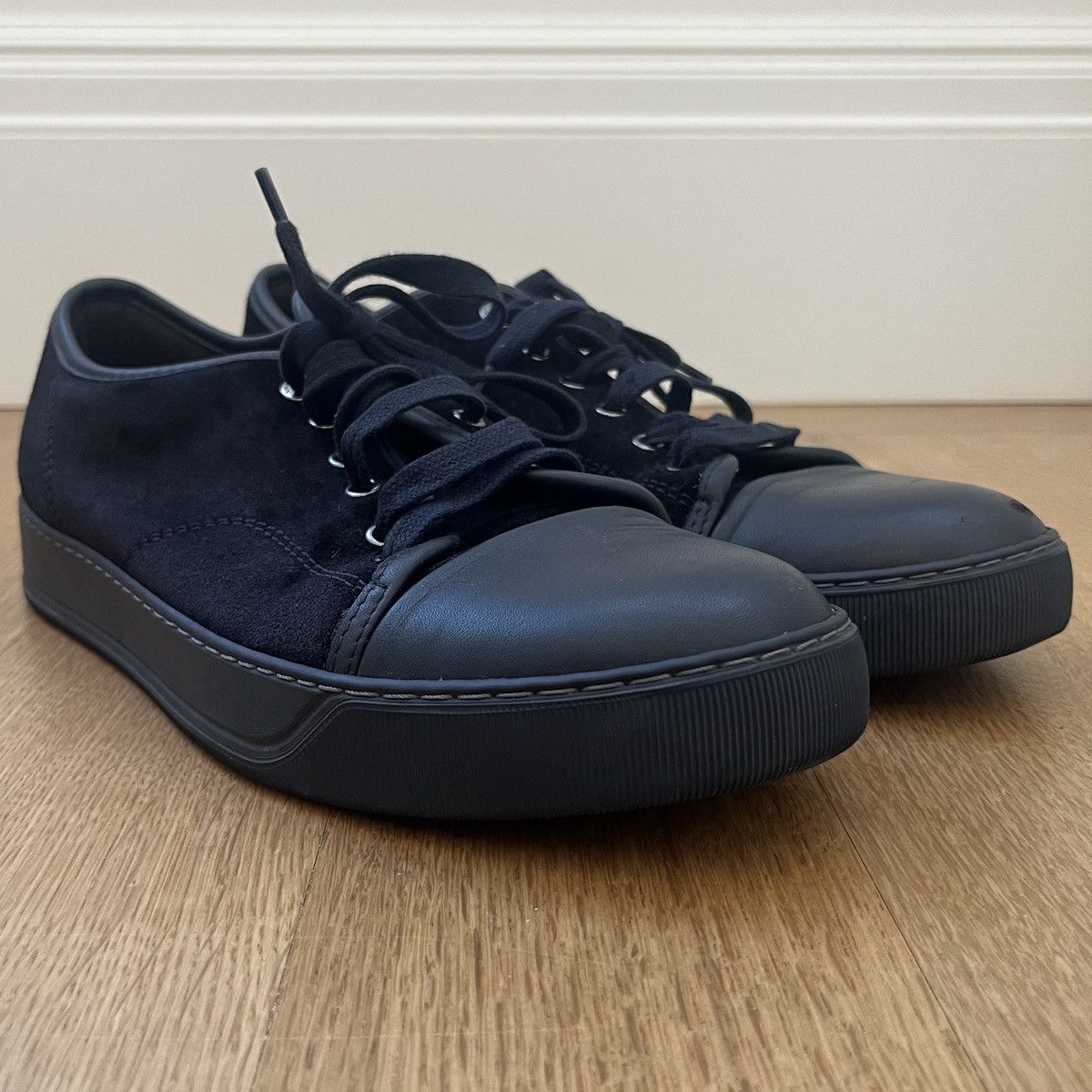 Lanvin Lanvin DBB1 Black Suede Sneakers Men’s Size 7 (US 8/EU 41) Size US 7 / EU 40 - 2 Thumbnail