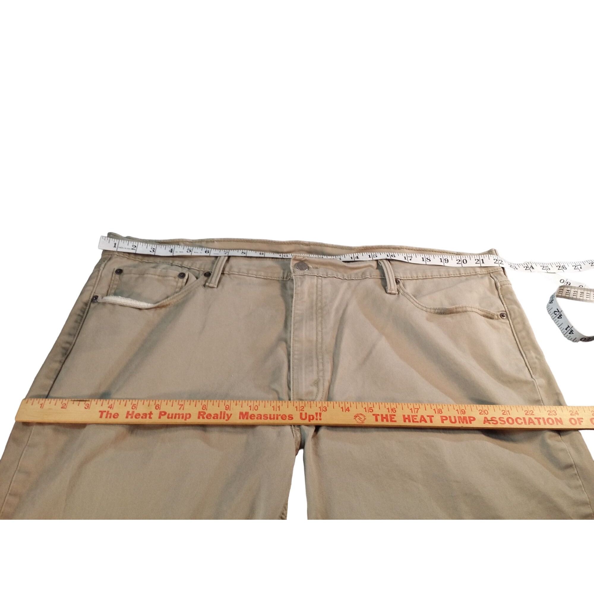 Levi's Levi's 541 Jeans Men Sz 42 X 32 Khaki Beige Denim White Labe Size US 42 / EU 58 - 3 Thumbnail