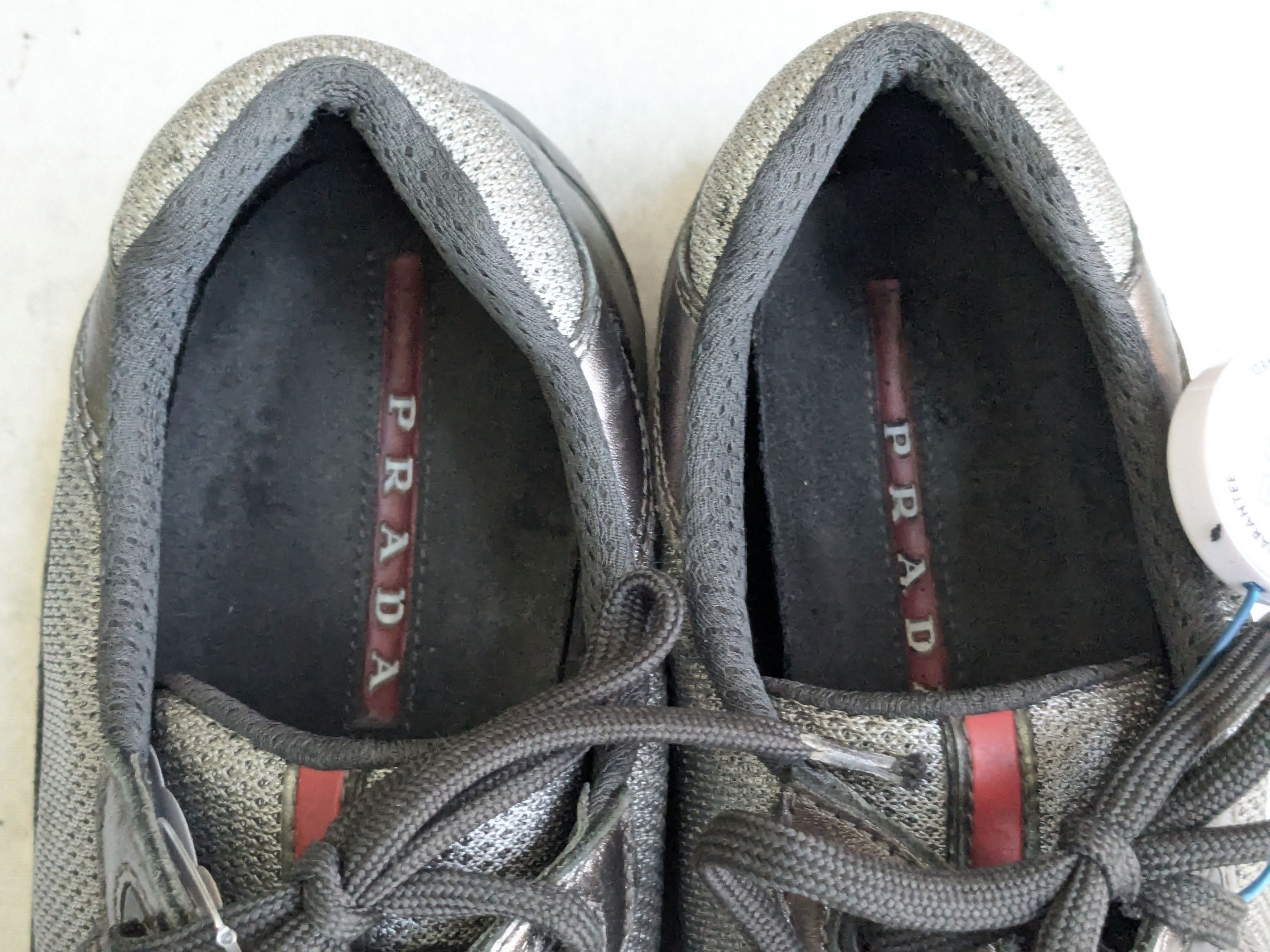 Prada Prada America's Cup Sneakers Silver 9 Low Tops Size US 9 / EU 42 - 6 Thumbnail