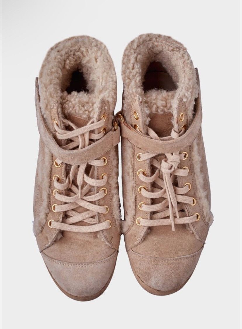 Dior CHRISTIAN DIOR SUEDE HIGH TOP SNEAKERS SHOES SIZE 37.5 Size US 7.5 / IT 37.5 - 2 Thumbnail