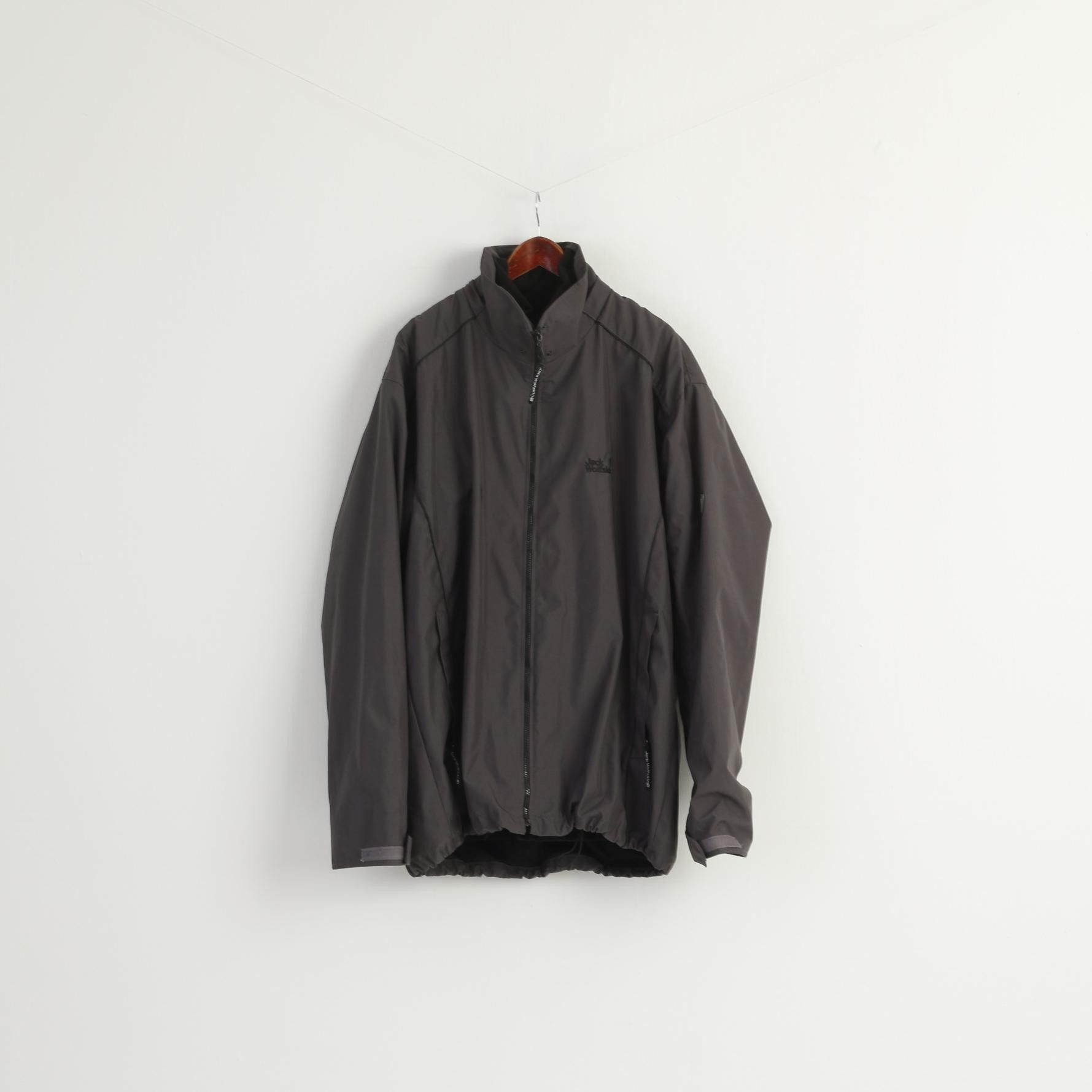 Jack Wolfskin Men 6XL Jacket Gray Outdoor 2in1 9699
