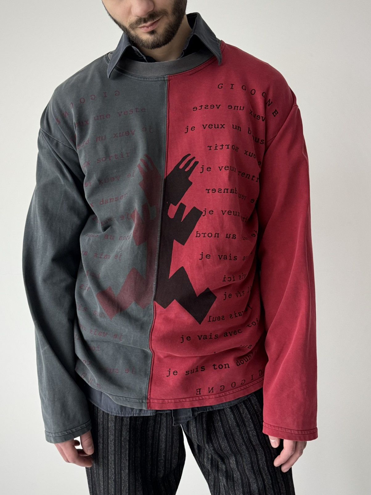 CLOSED × Marithe + Francois Girbaud Vintage 80s Closed x Marithe + Francois Girbaud Long Sleeve Size US L / EU 52-54 / 3 - 1 Thumbnail