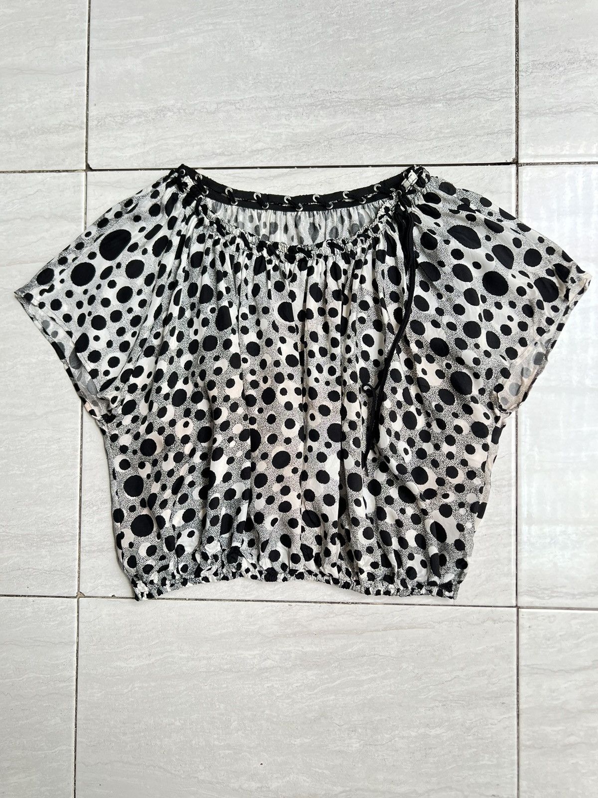 Jean Paul Gaultier Polkadot Motive Tops