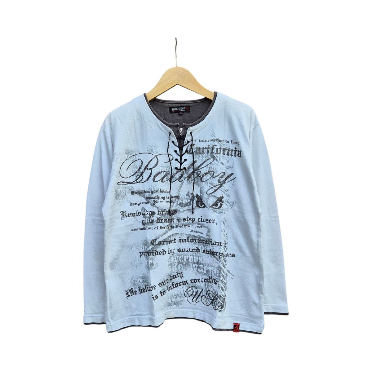 Vintage Bad boy y2k long sleeve Size US L / EU 52-54 / 3 - 1 Thumbnail