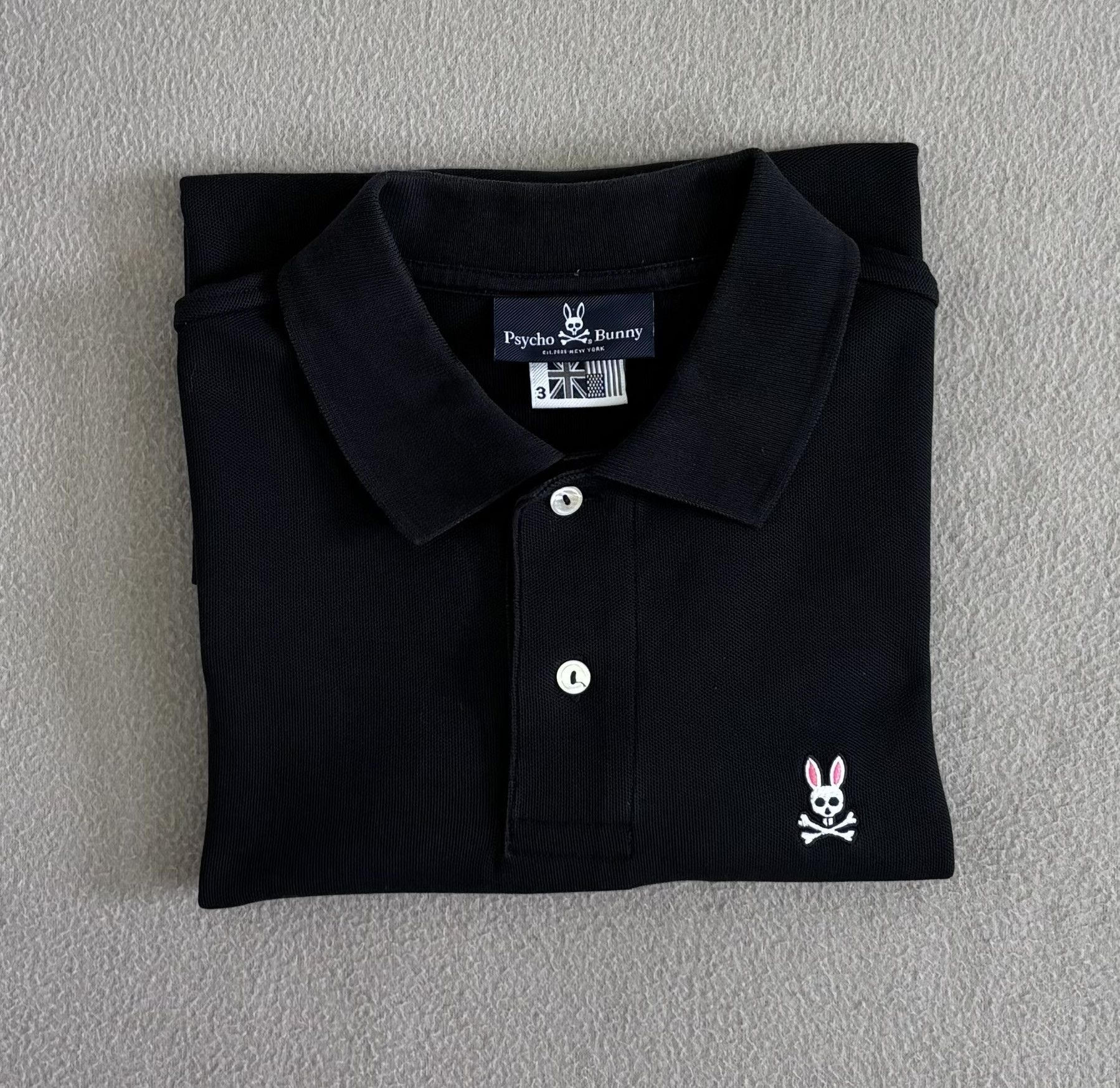Psycho Bunny Psycho Bunny Black Polo Small Size US S / EU 44-46 / 1 - 16 Thumbnail