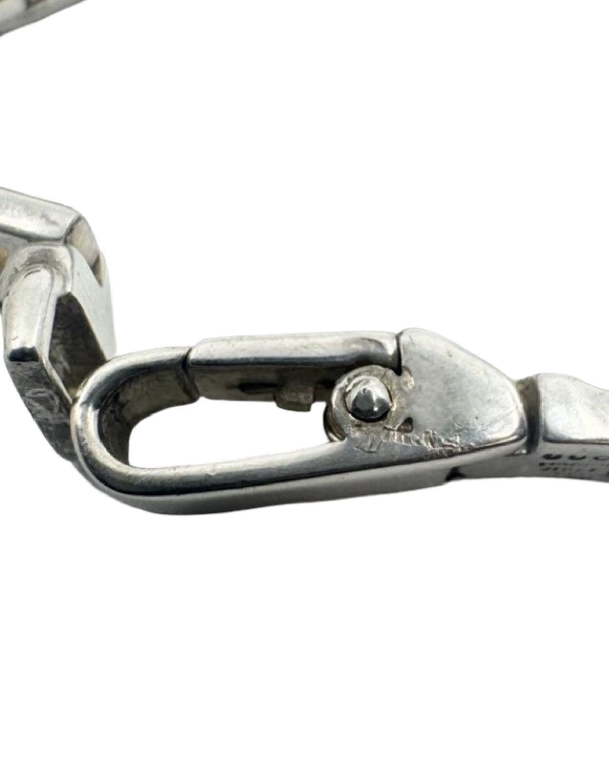 Gucci 925 Silver GG Logo Bracelet Size ONE SIZE - 3 Thumbnail