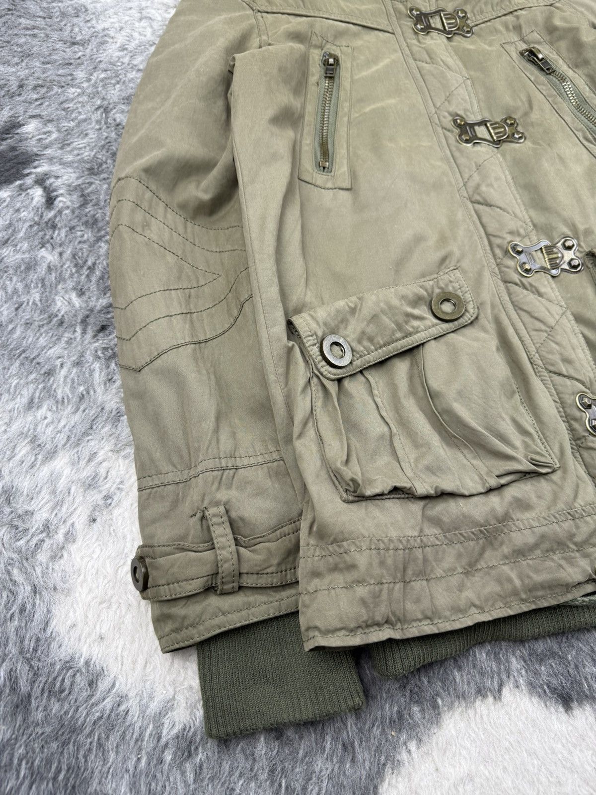 If Six Was Nine Japanese Designer like L.G.B. Fur Raccoon Jacket Size US S / EU 44-46 / 1 - 7 Thumbnail