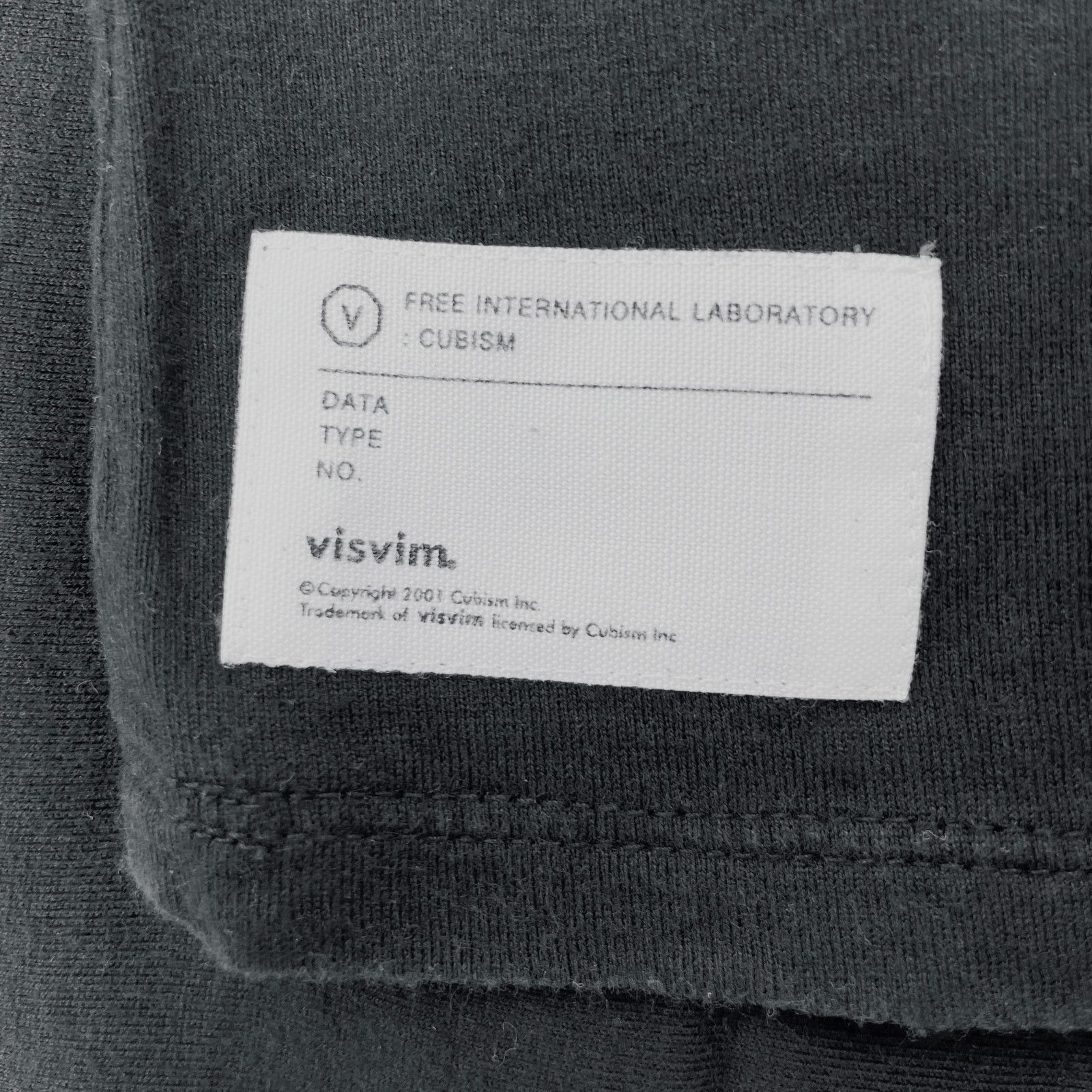 Visvim 🔴 Visvim Velour Detail T-Shirt - Black Size US S / EU 44-46 / 1 - 9 Thumbnail