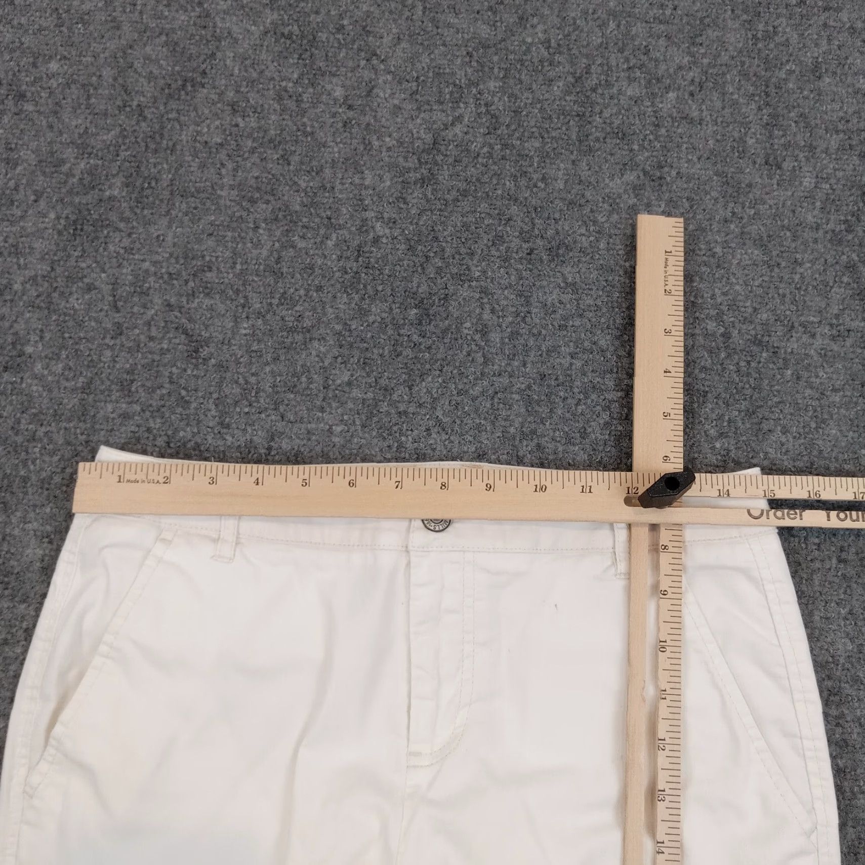 Pendleton Pendleton Women's White Straight Leg Stretch Pants Size 6 Size 28" / US 6 / IT 42 - 5 Thumbnail