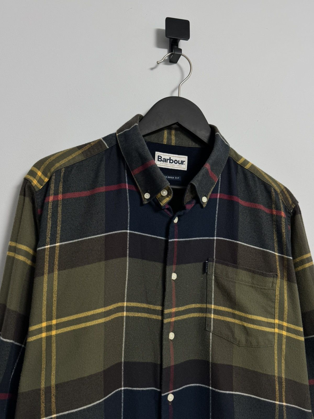 Barbour Barbour Button Up T-Shirt Vintage 90’s Size US L / EU 52-54 / 3 - 2 Thumbnail