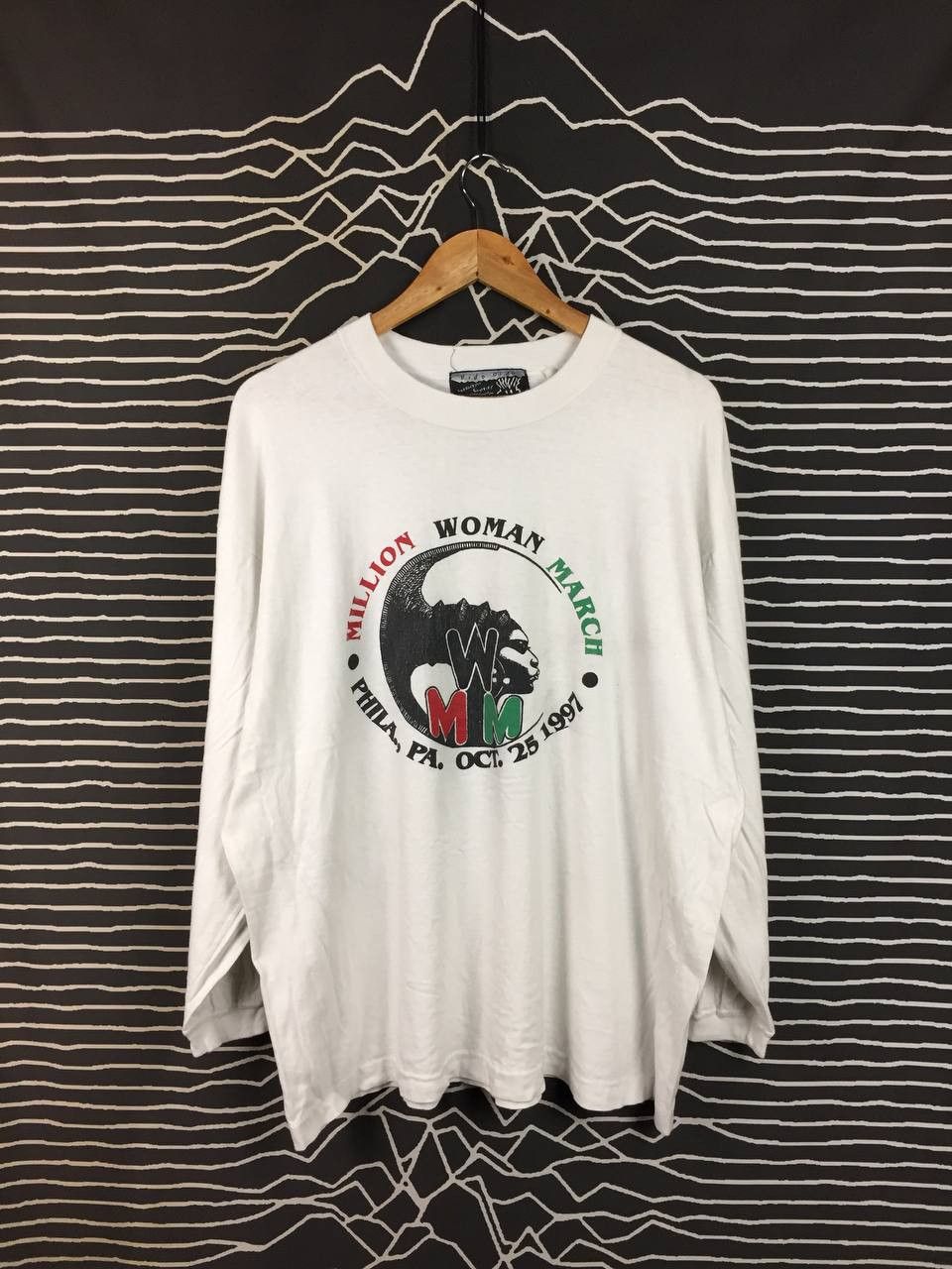 Vintage Vtg 1997 Fido Dido Million Woman March Philadelphia Tee Size US XXL / EU 58 / 5 - 2 Thumbnail
