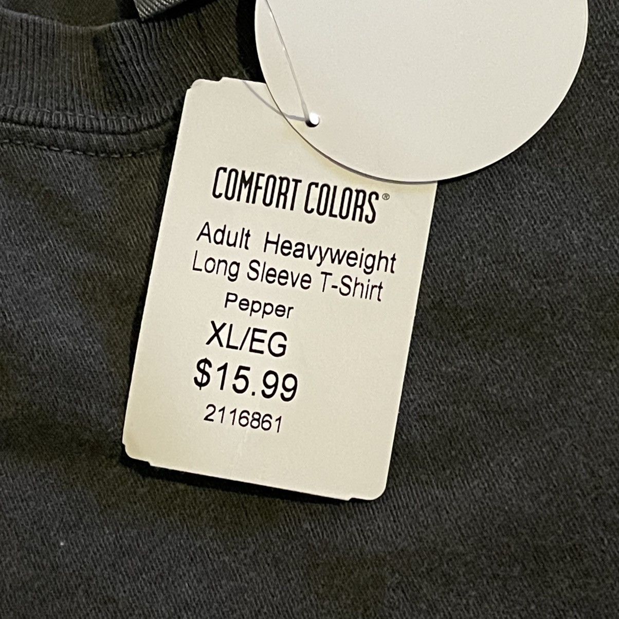 Comfort Colors Comfort Colors Adult Long Sleeve T-Shirt Gray XL Brand NEW Size US XL / EU 56 / 4 - 5 Thumbnail