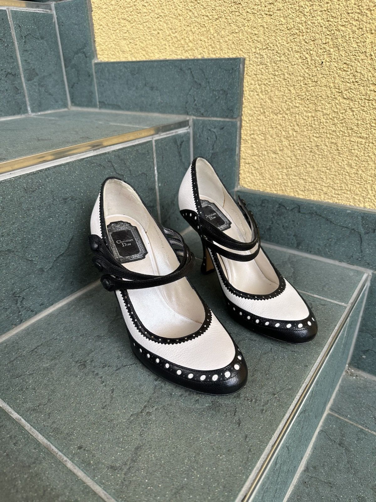 Dior Dior Heels Vintage Rare Retro Luxury Shoes size 36,5 us-6,5 Size US 6.5 / IT 36.5 - 2 Thumbnail