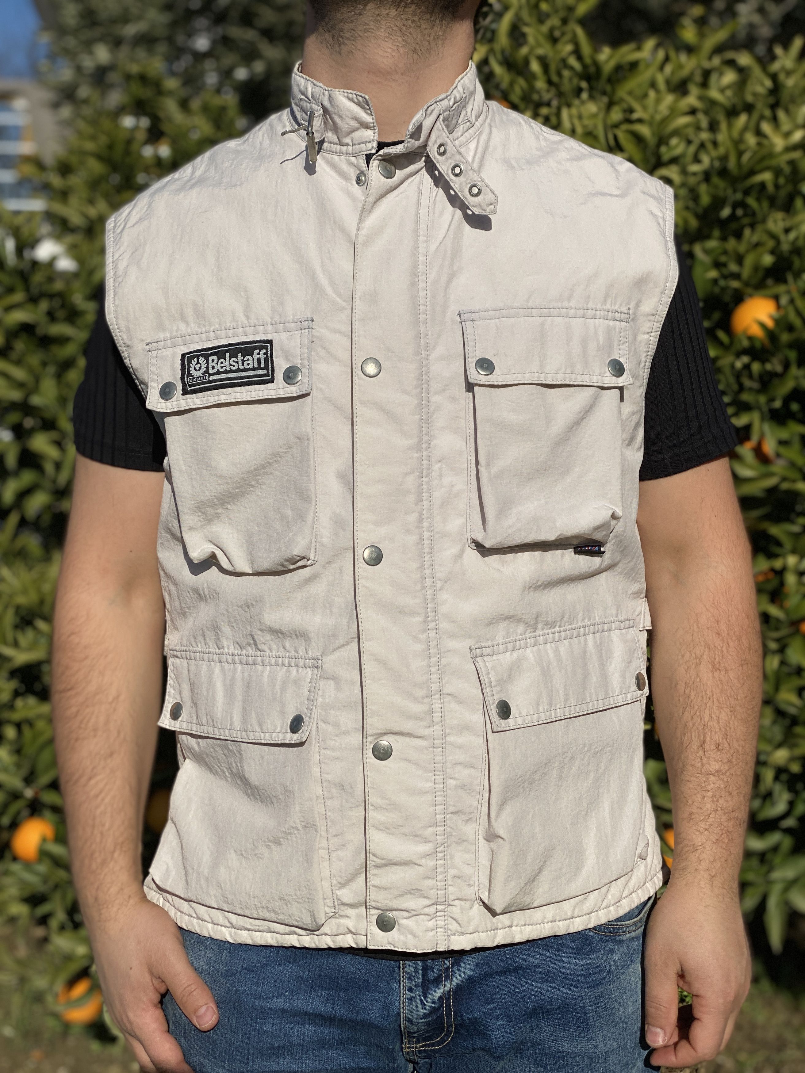 Belstaff Belstaff Waistcoat Vintage Motorcycle Jacket Gilet Size L Size US L / EU 52-54 / 3 - 1 Thumbnail